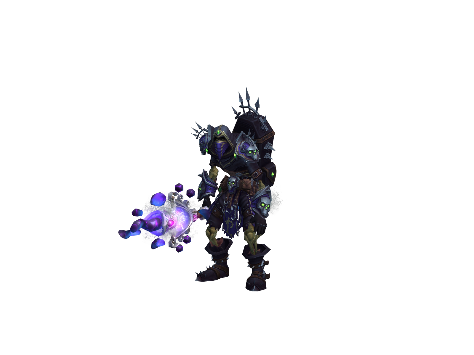 Frostelflake 3D character render