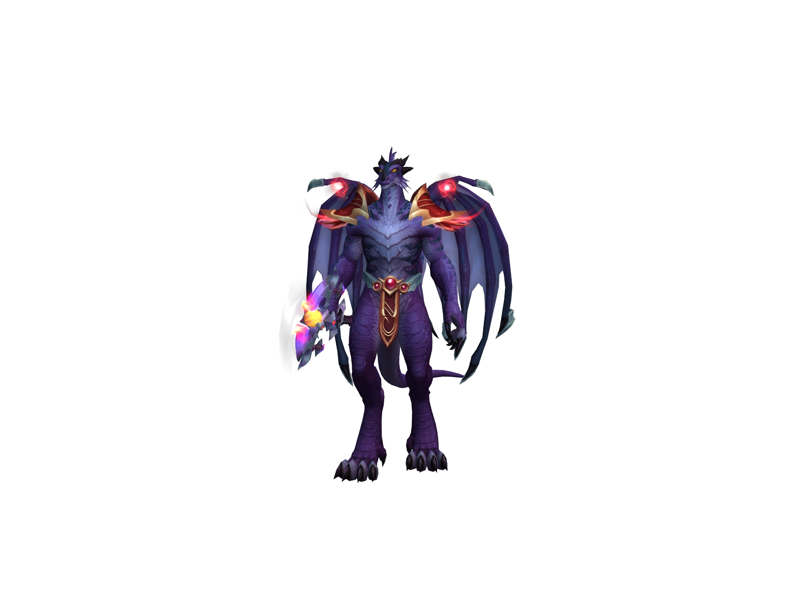 Chronal 3D character render