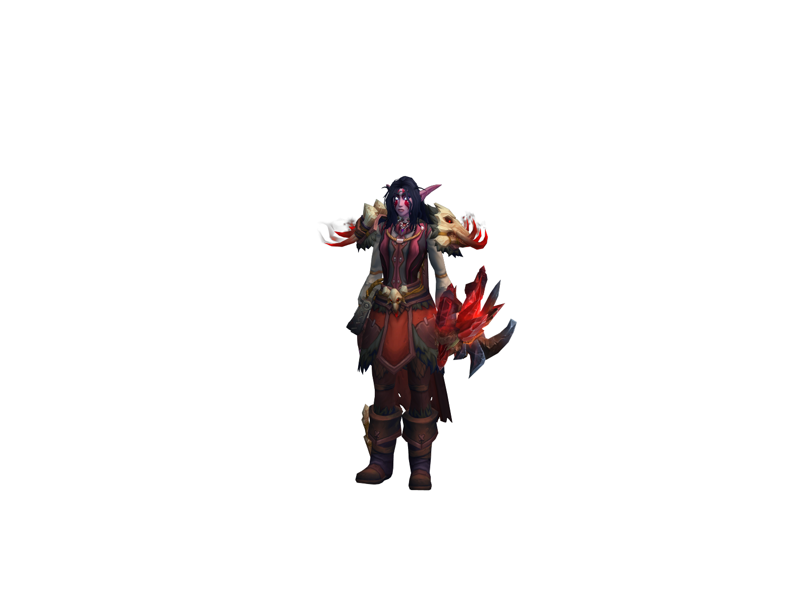 Mercuel 3D character render