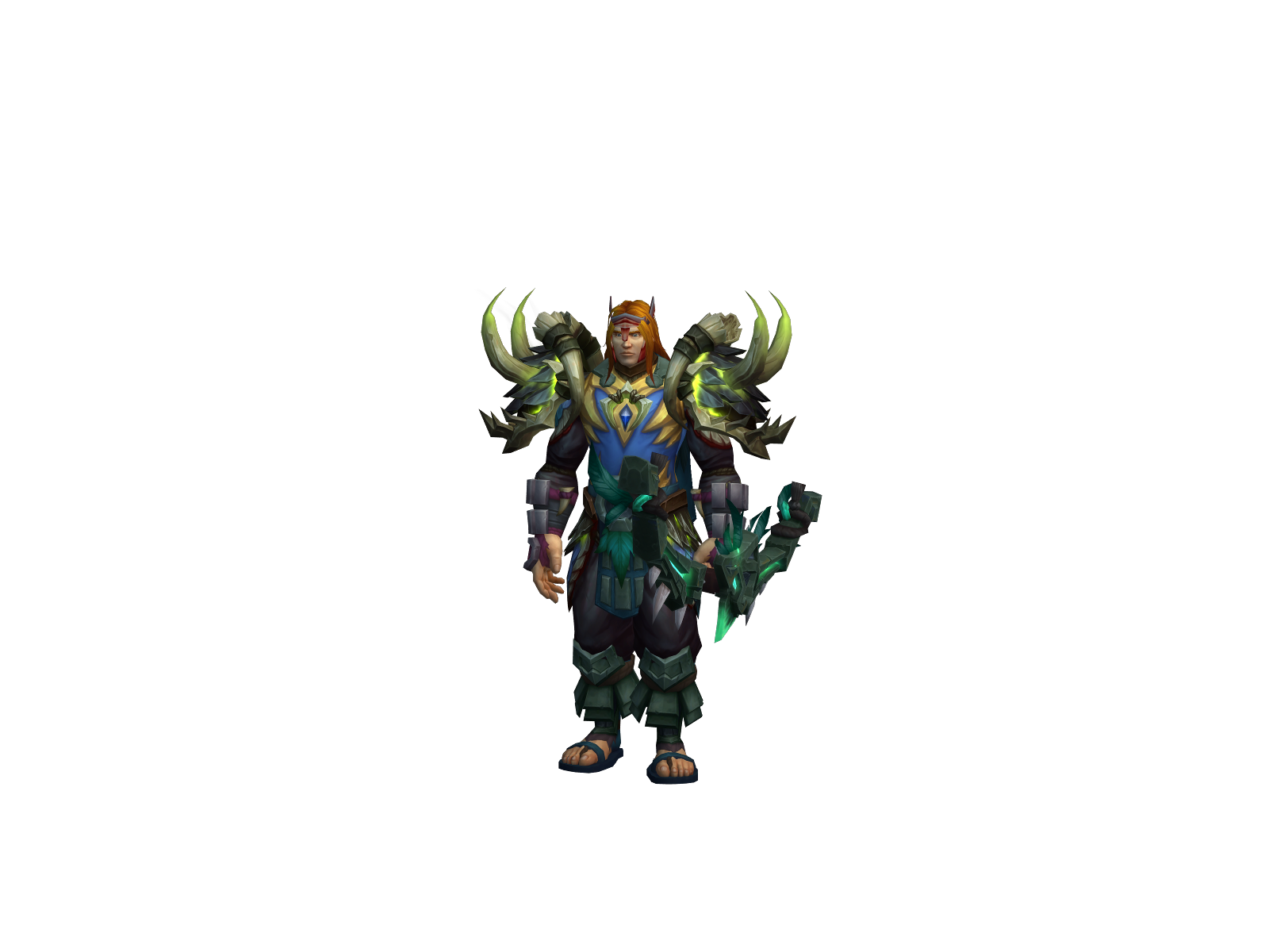Dérfel 3D character render