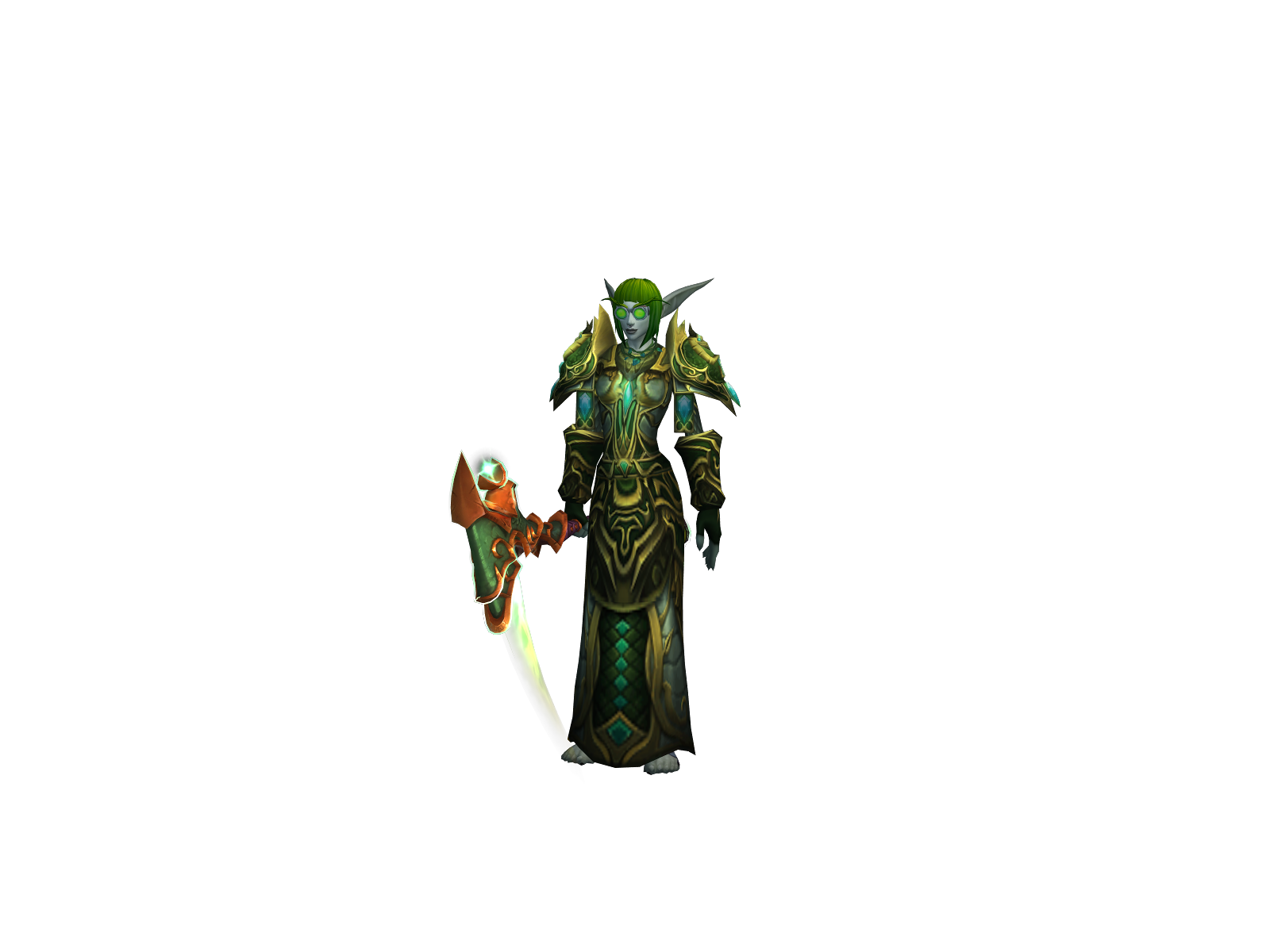 Gineprìo 3D character render