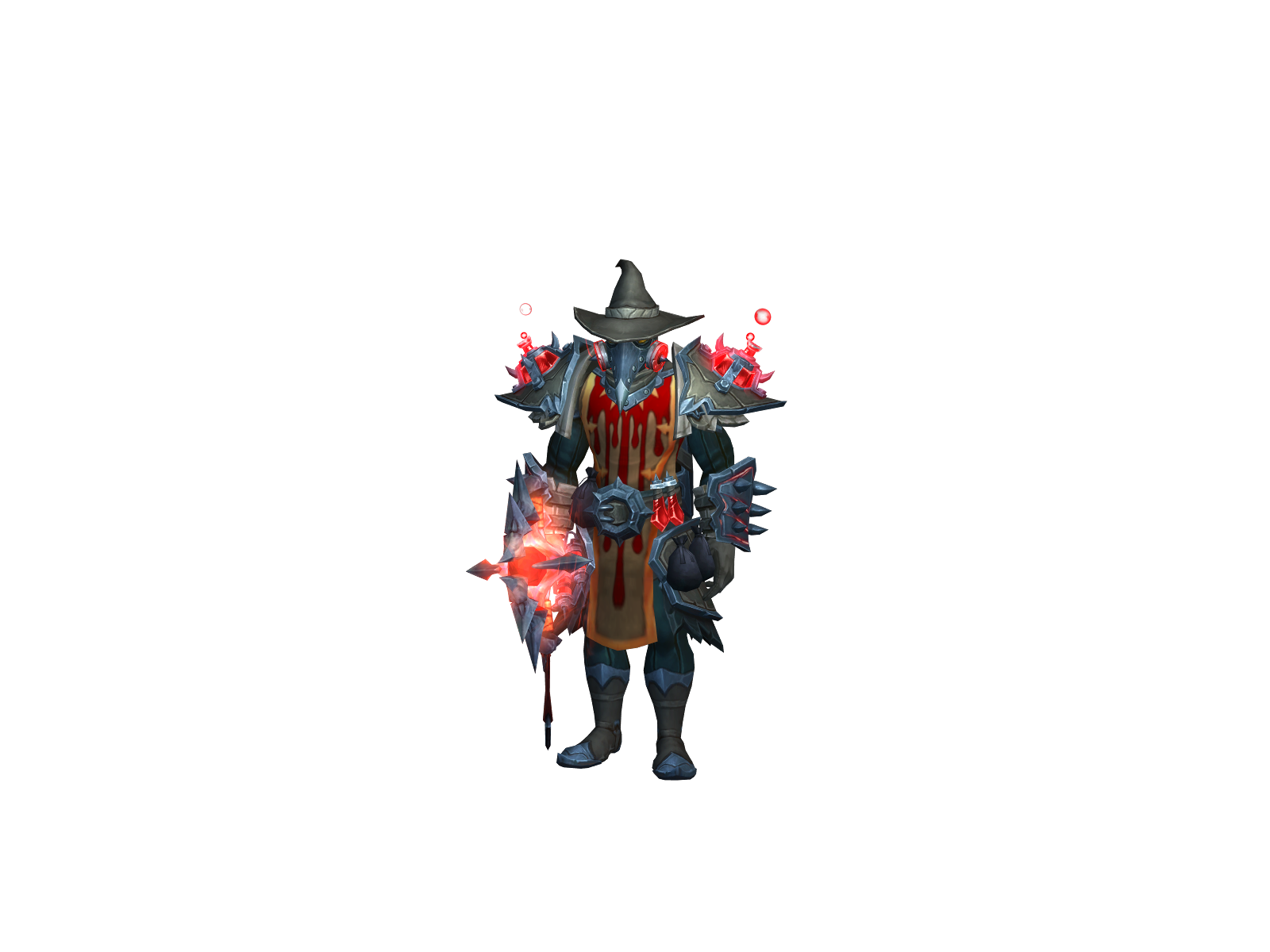 Nicoflamel 3D character render