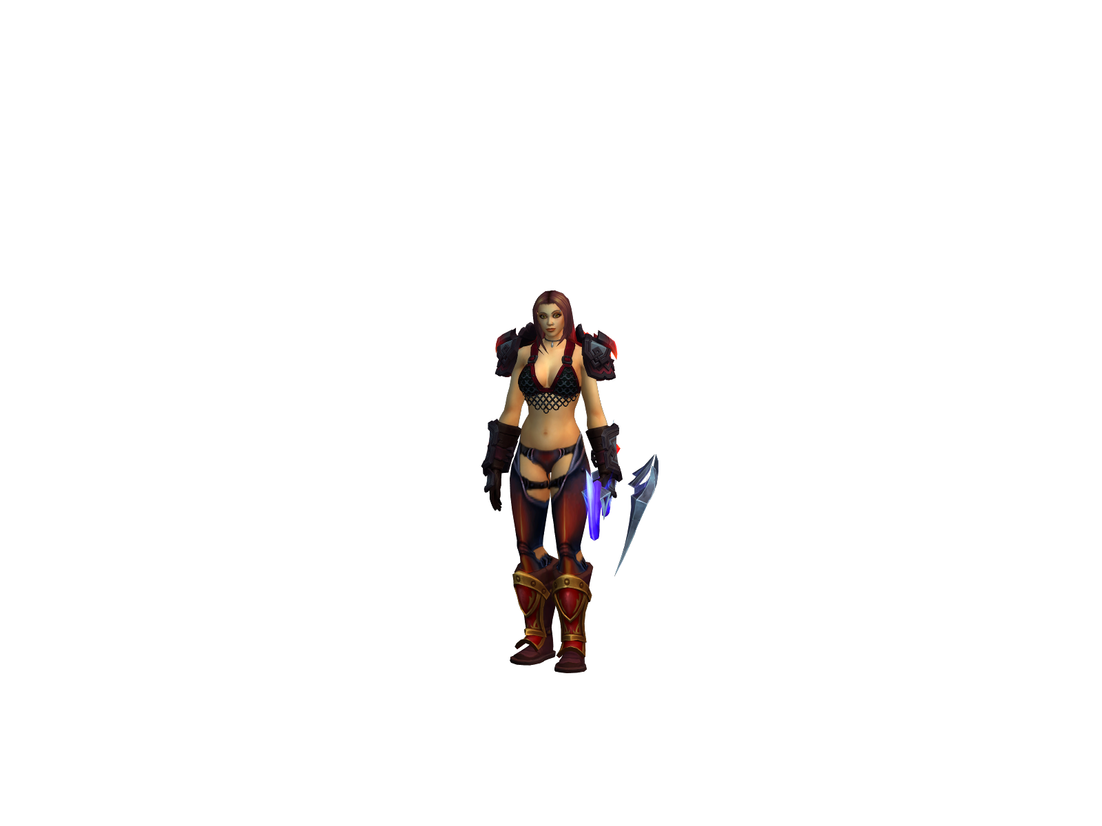 Briget 3D character render