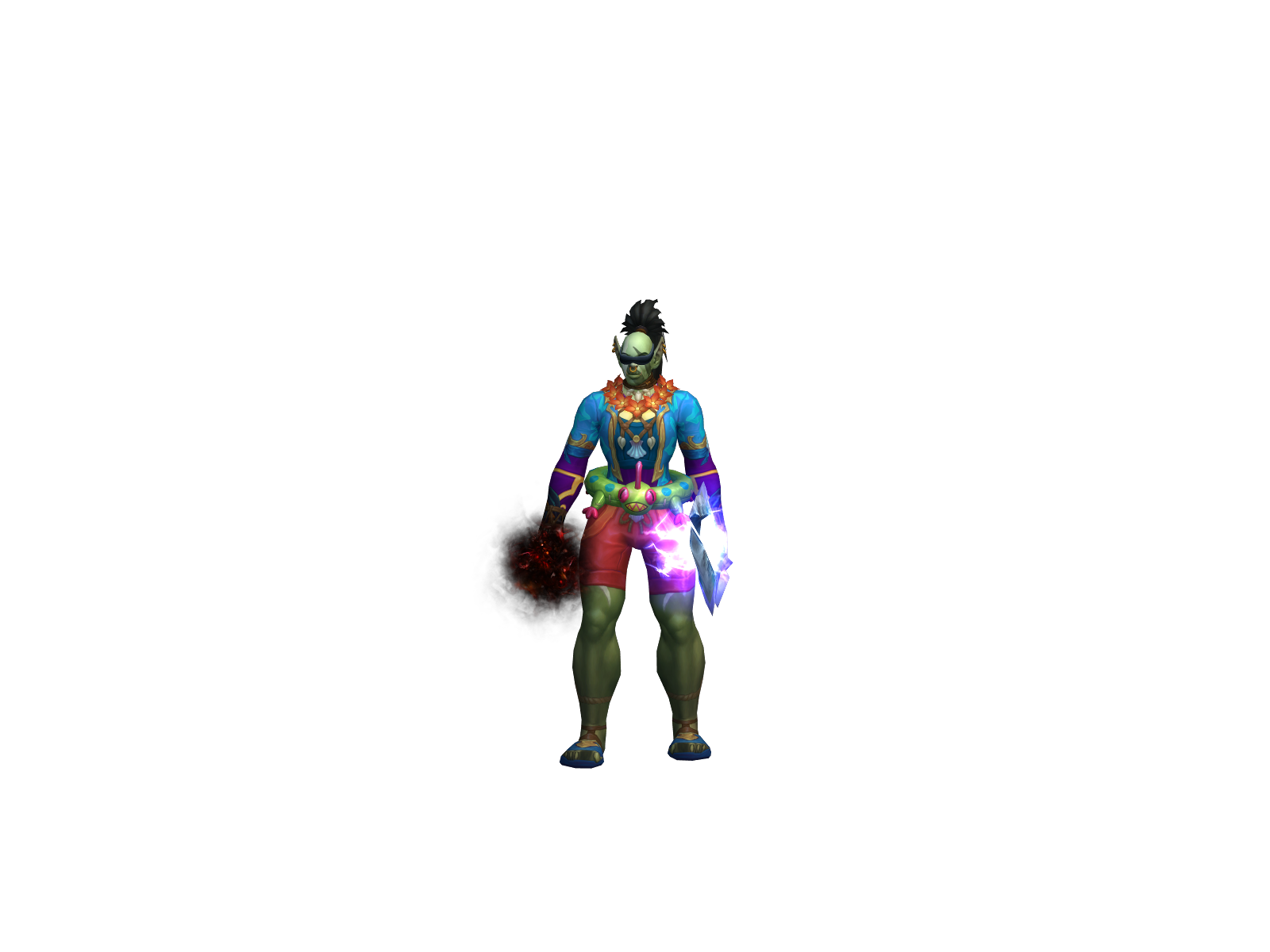 Rockshadow 3D character render