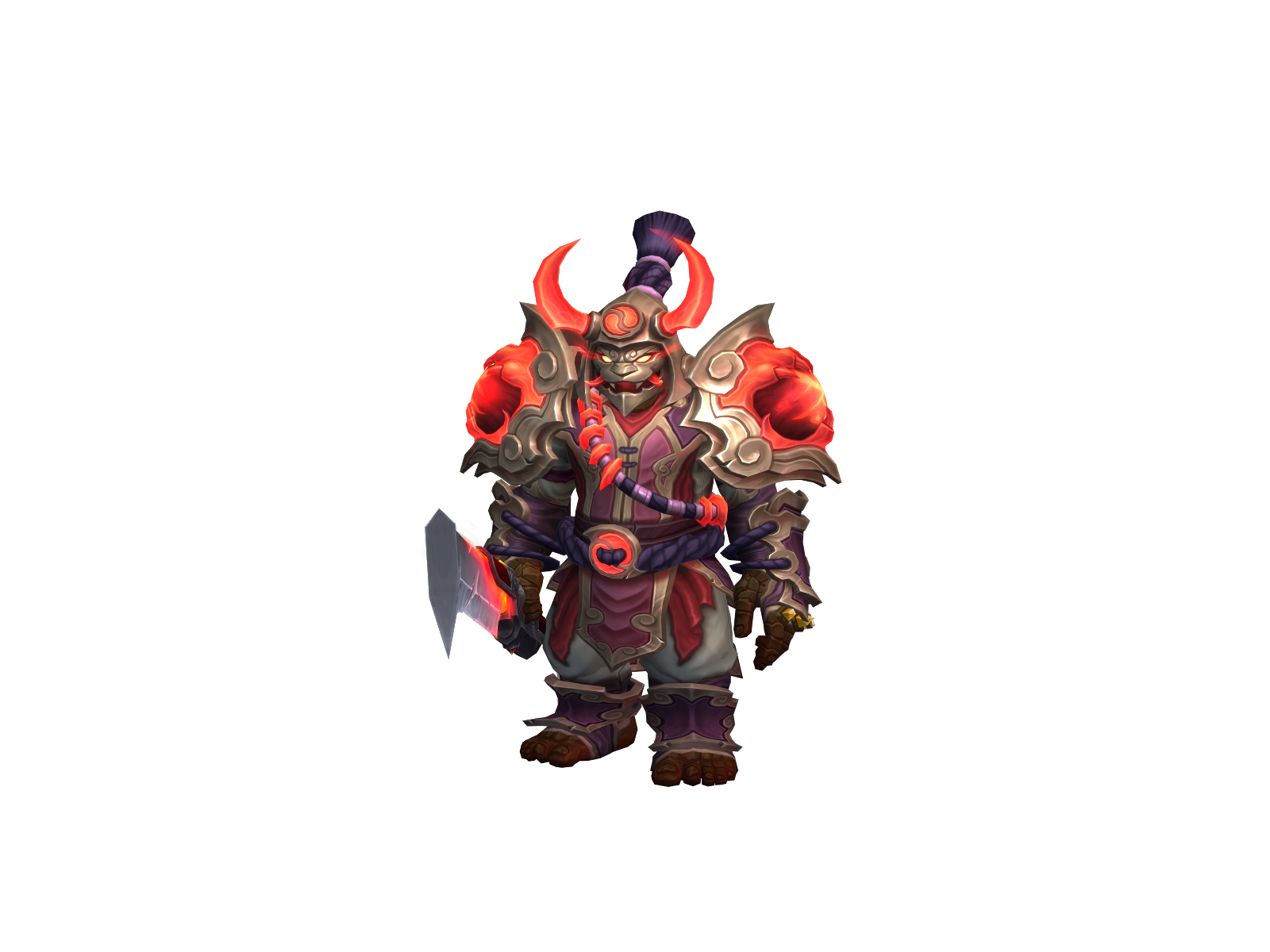 Chalybe 3D character render