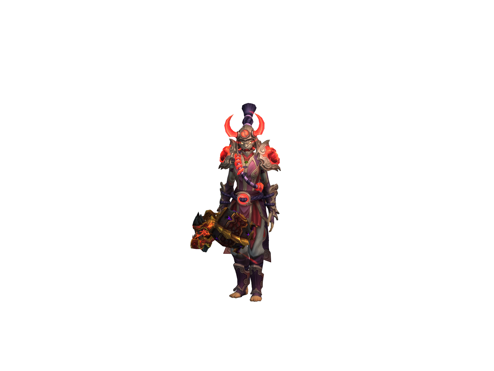 Abhaya 3D character render