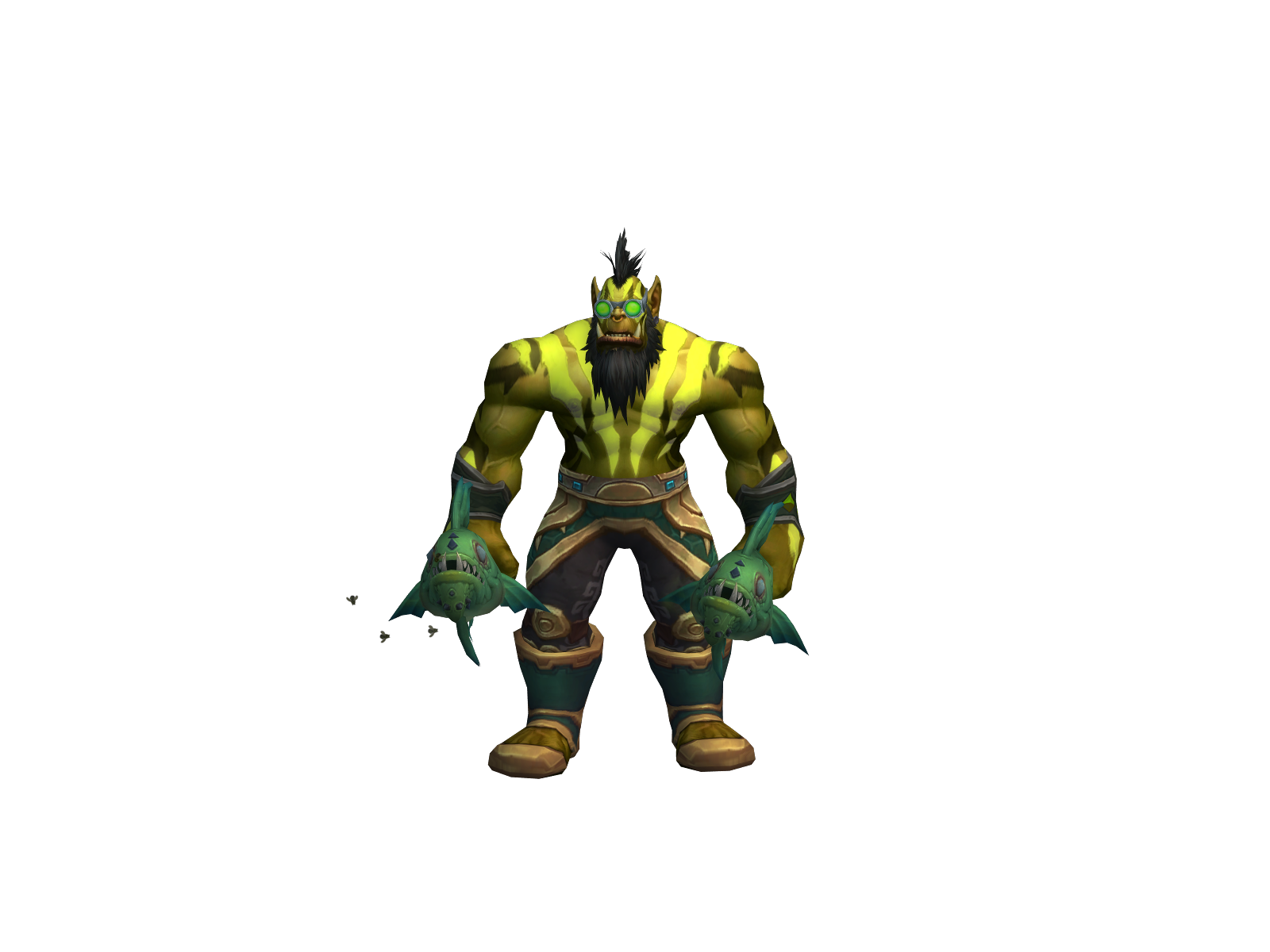 Electrocute 3D character render