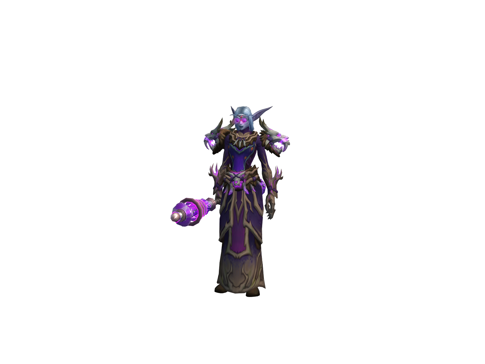 Numbförm 3D character render