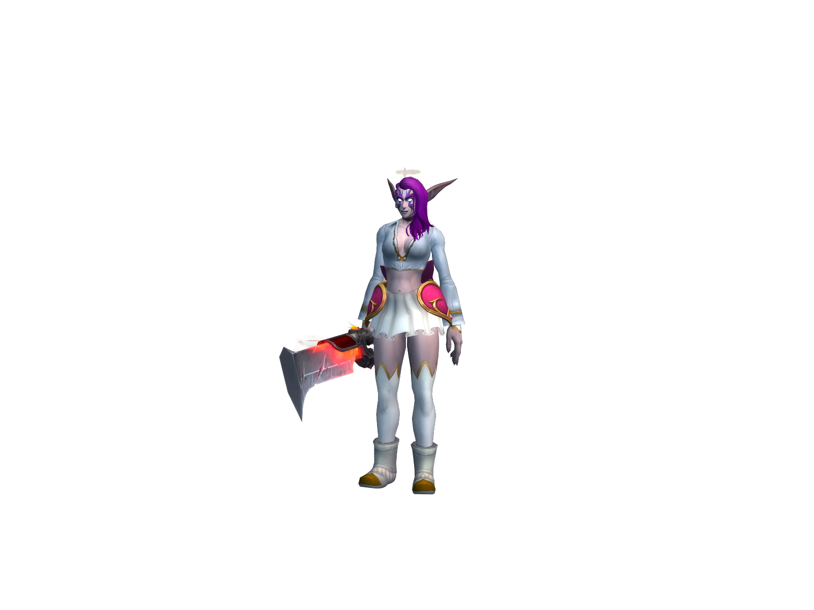 Tsunkatze 3D character render