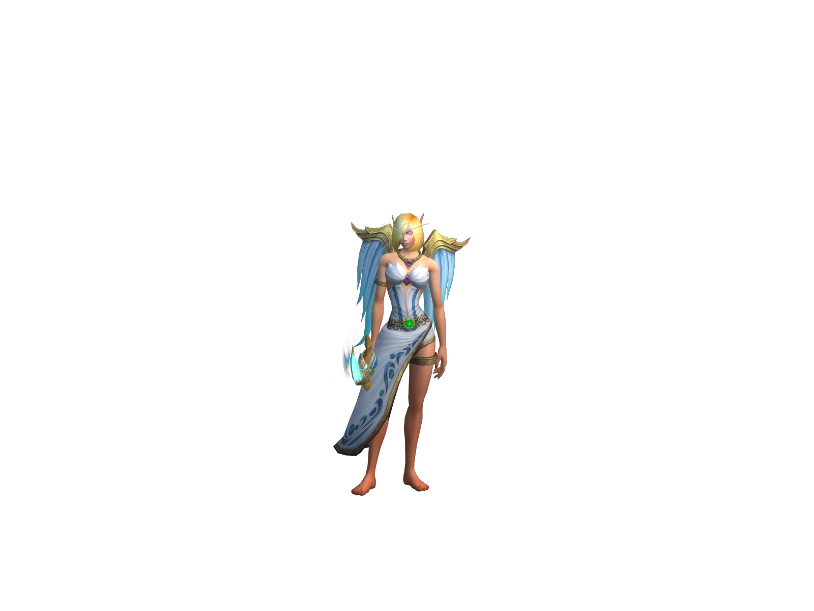 Reznia 3D character render