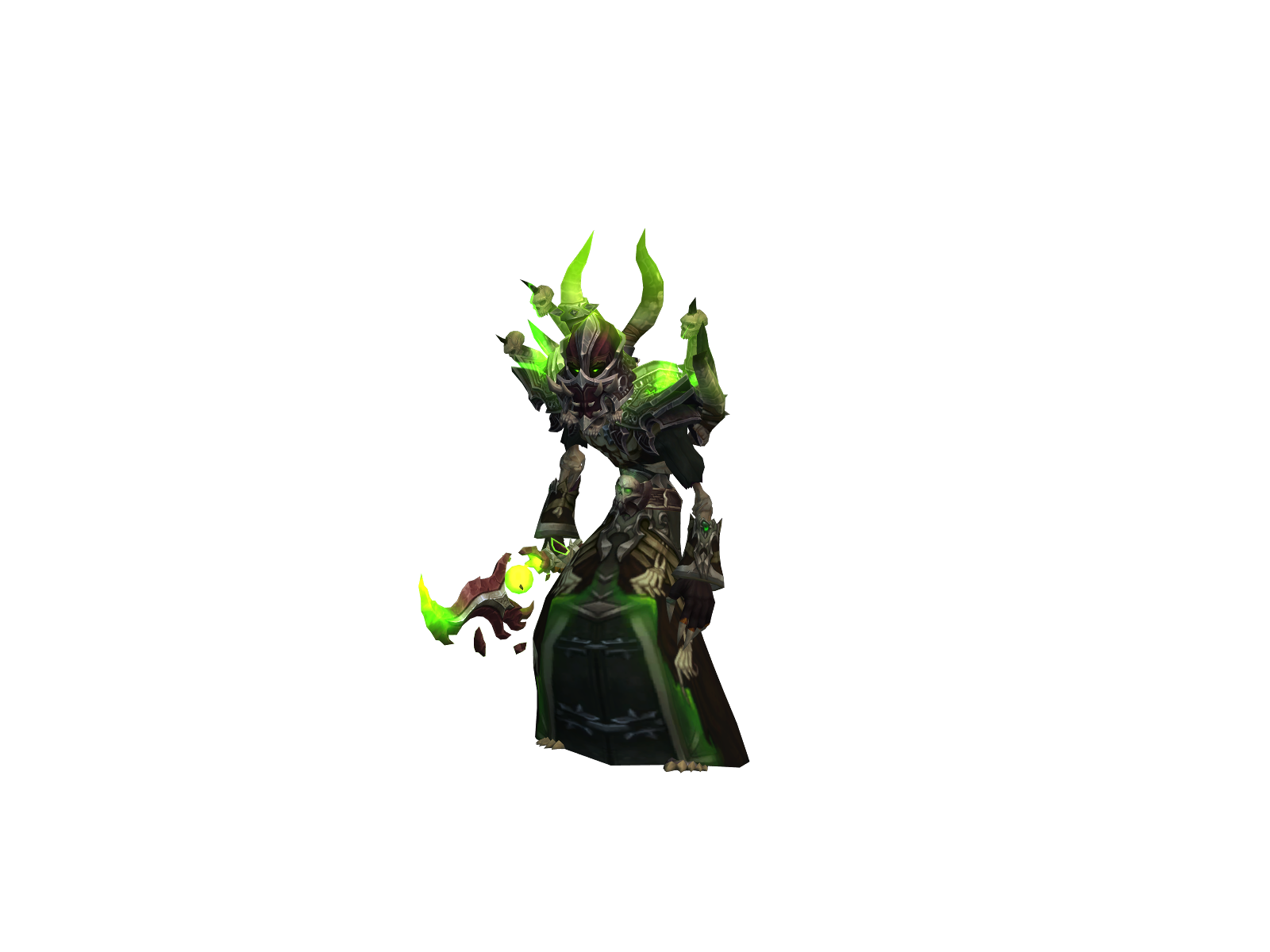 Undeadweedle 3D character render