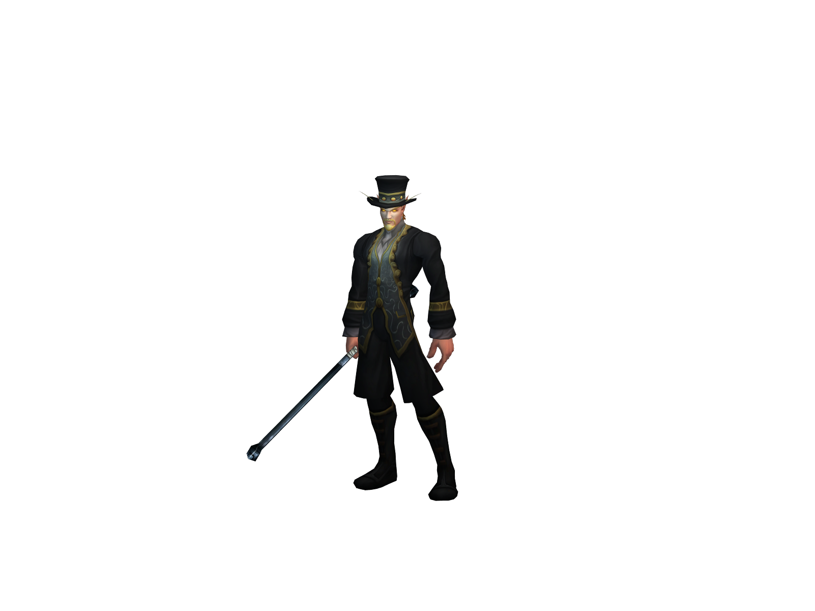 Gónville 3D character render