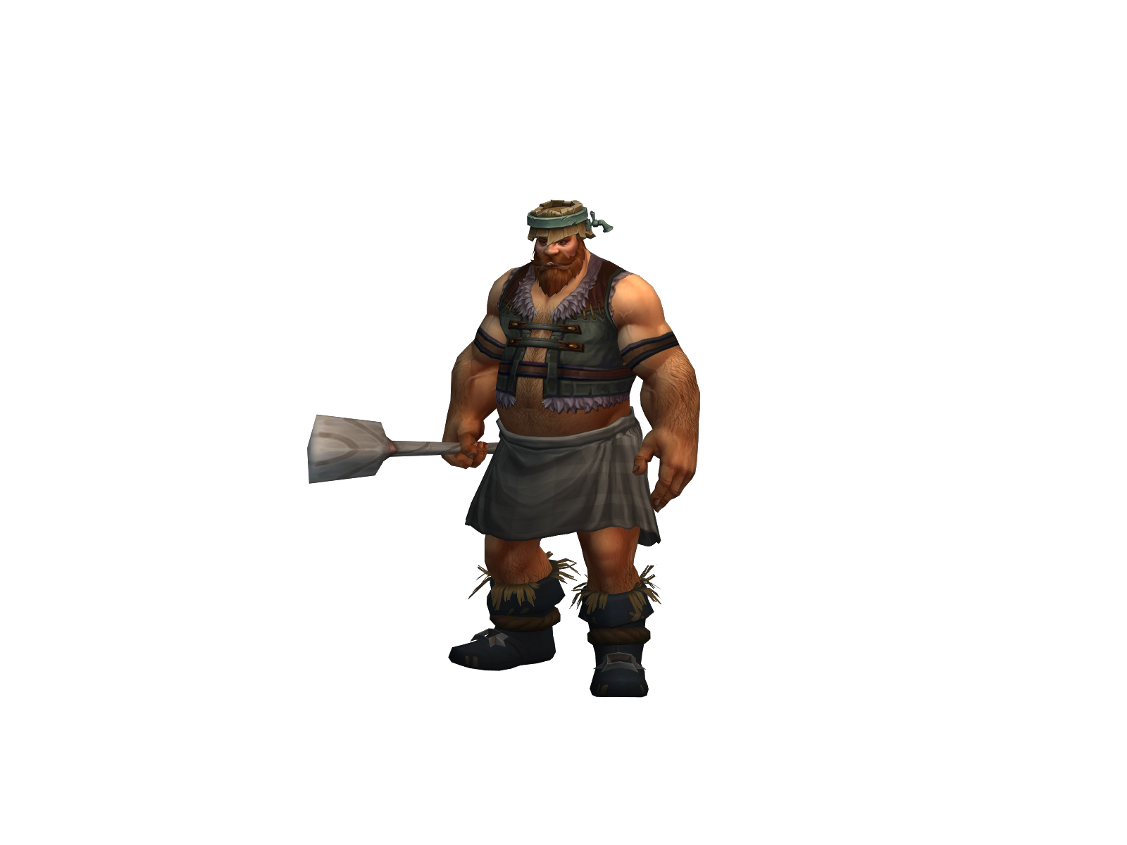 Dakroth 3D character render