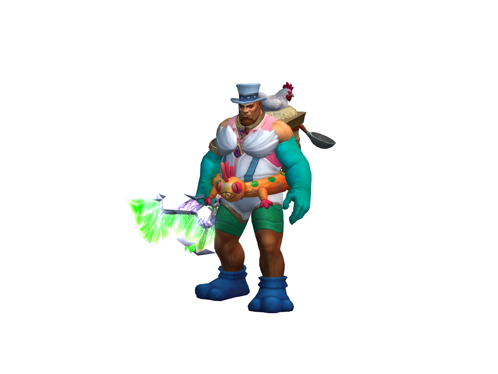 Friendlyhobo 3D character render