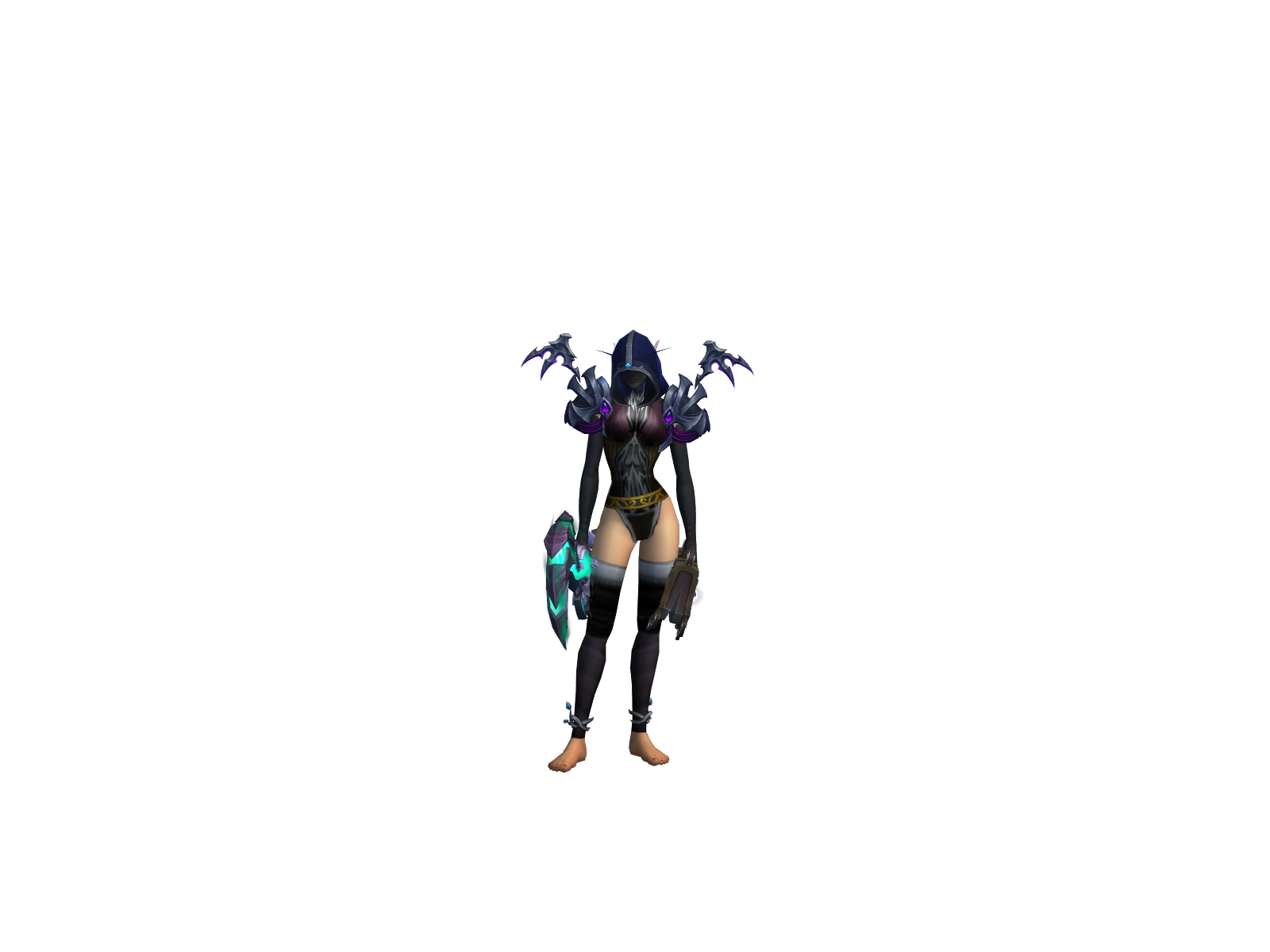 Nashala 3D character render