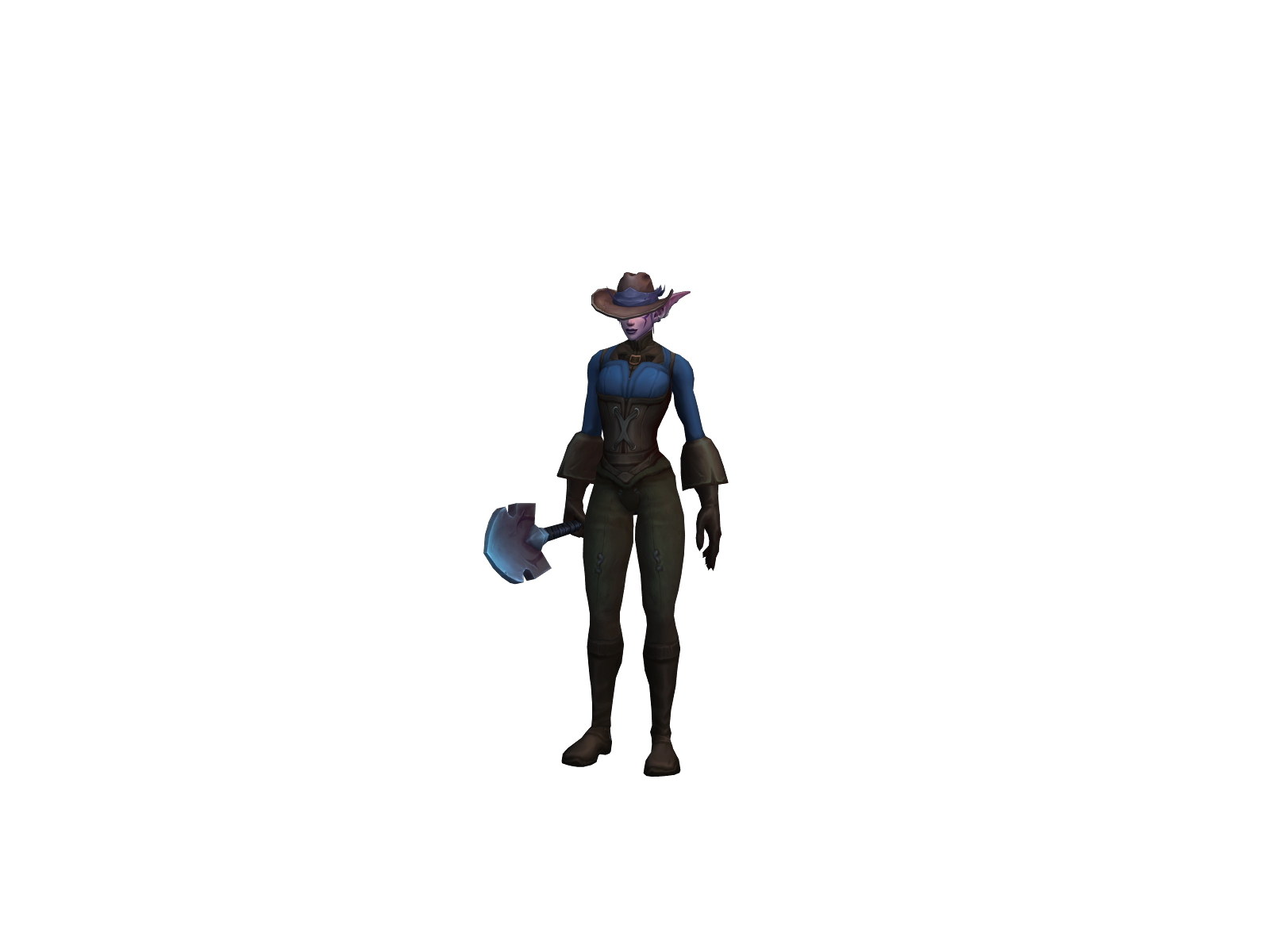 Ponyo 3D character render