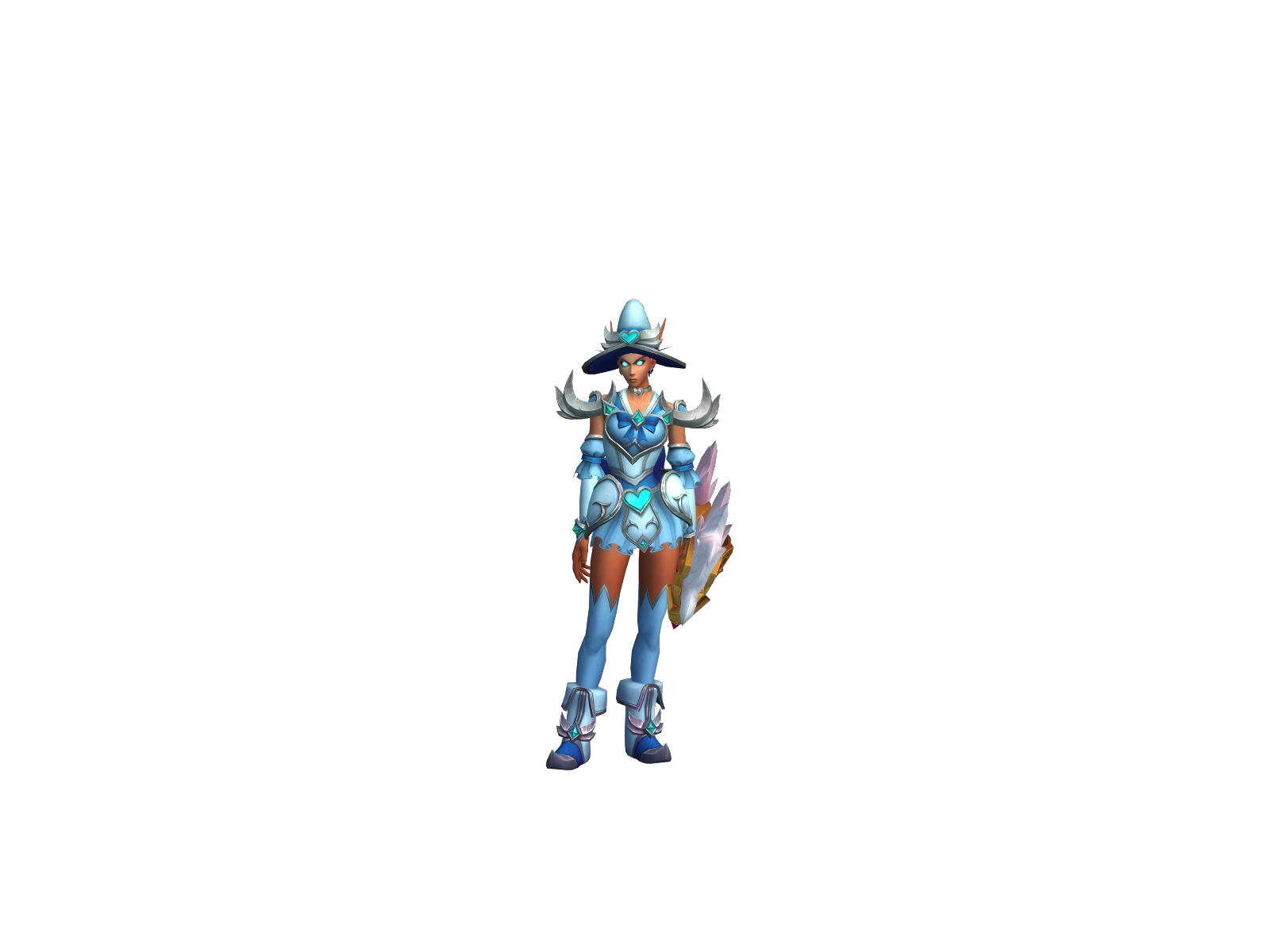 Plebk 3D character render