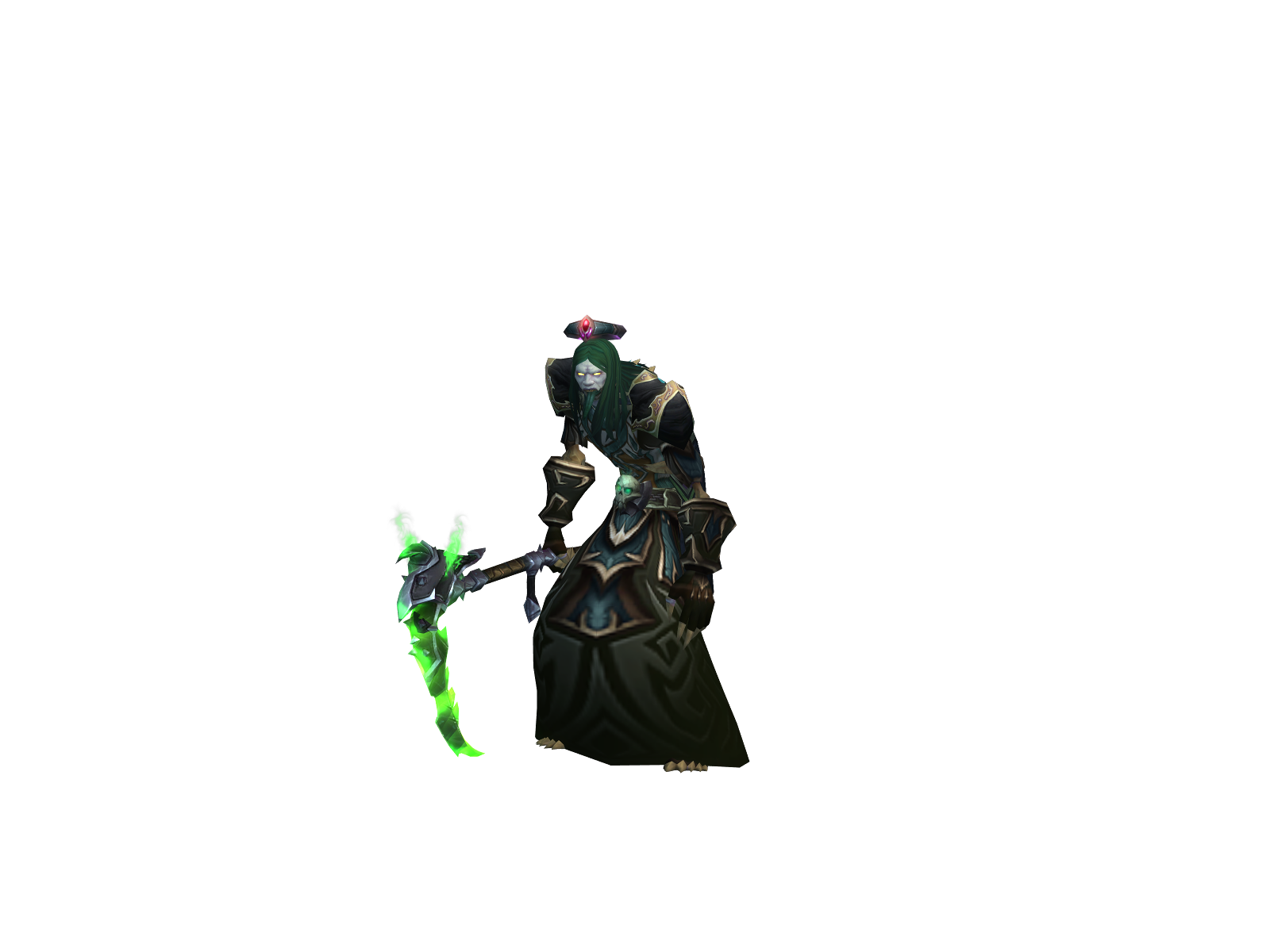 Narwahael 3D character render