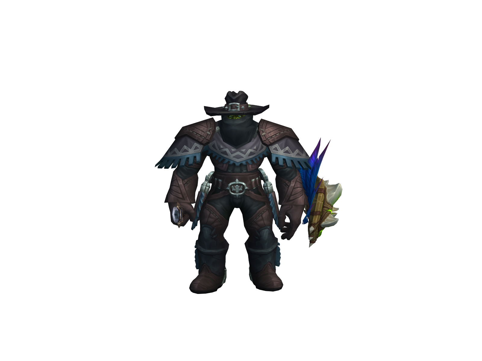 Sámánc 3D character render