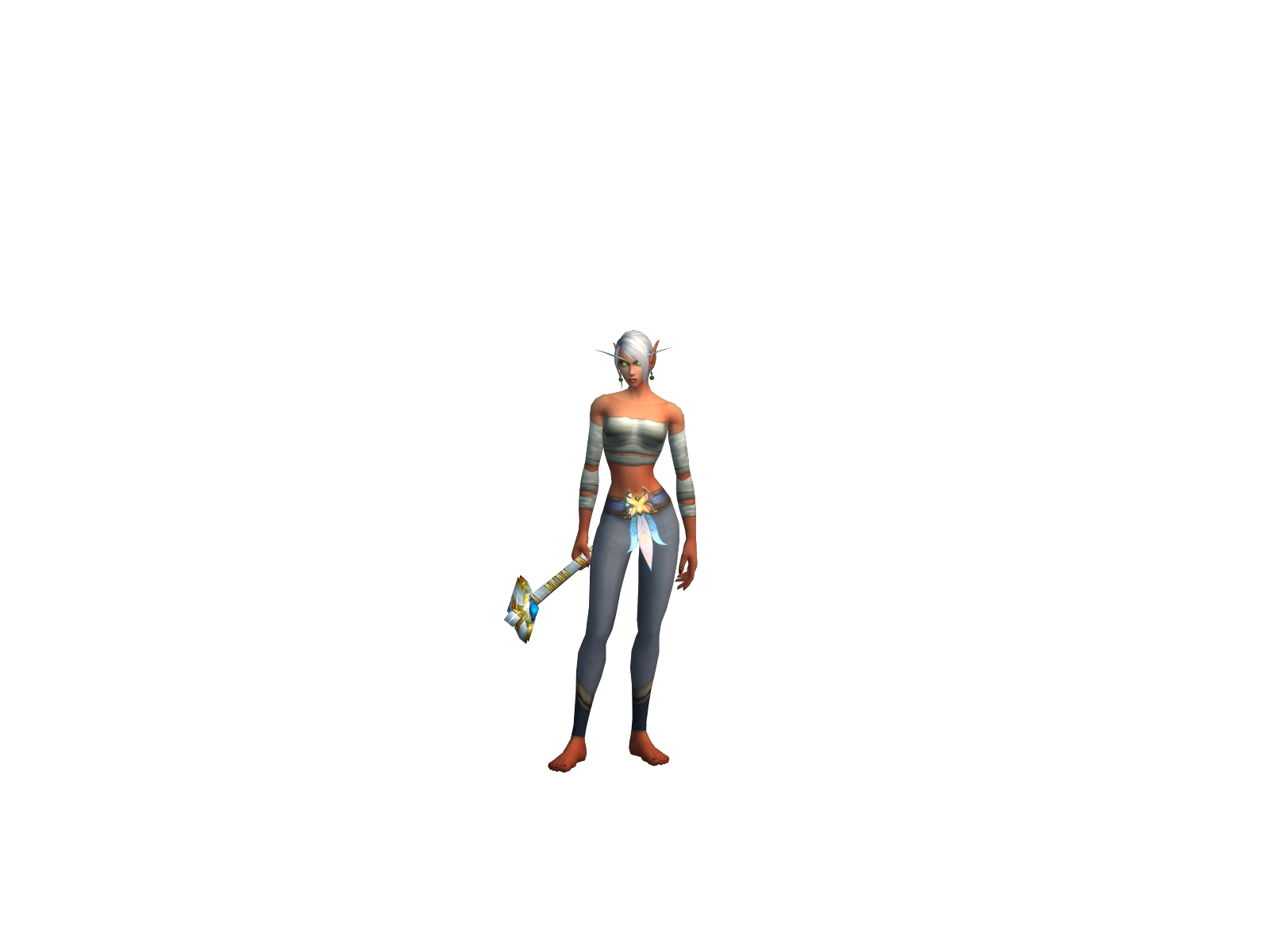 Hearin 3D character render
