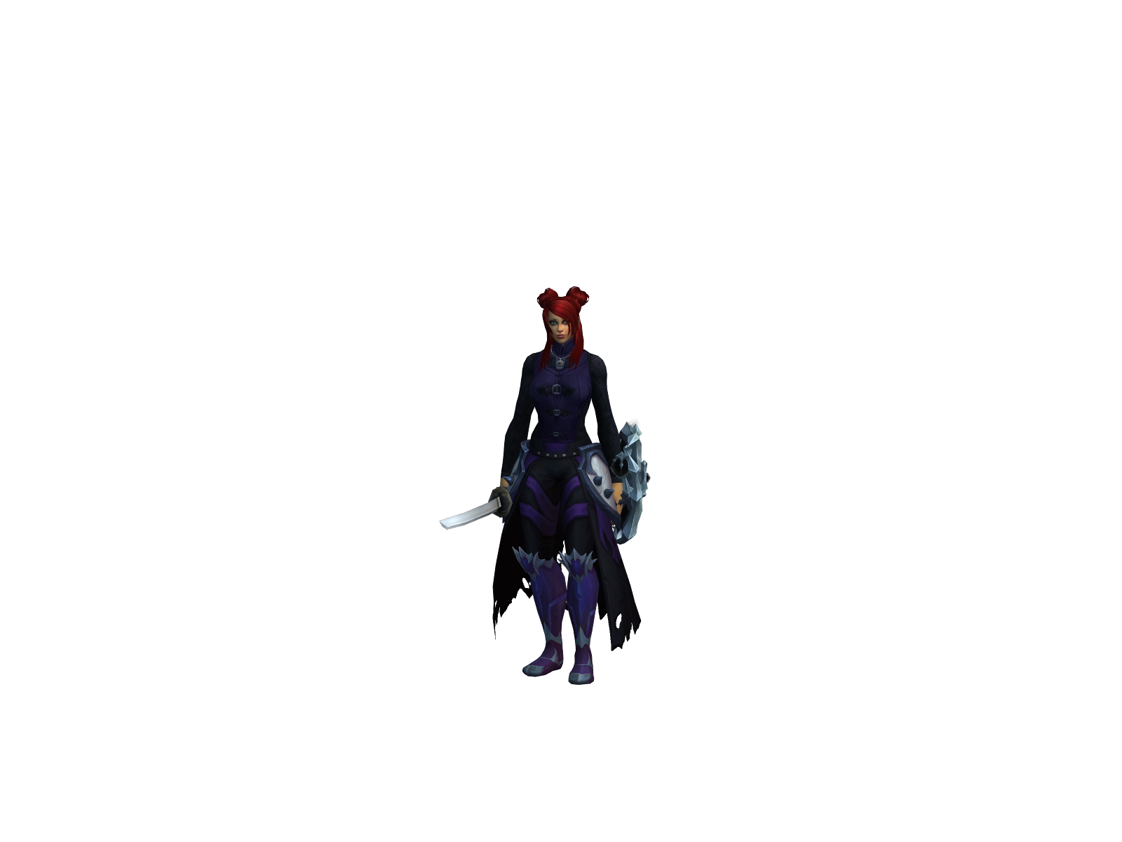 Thiccgoth 3D character render