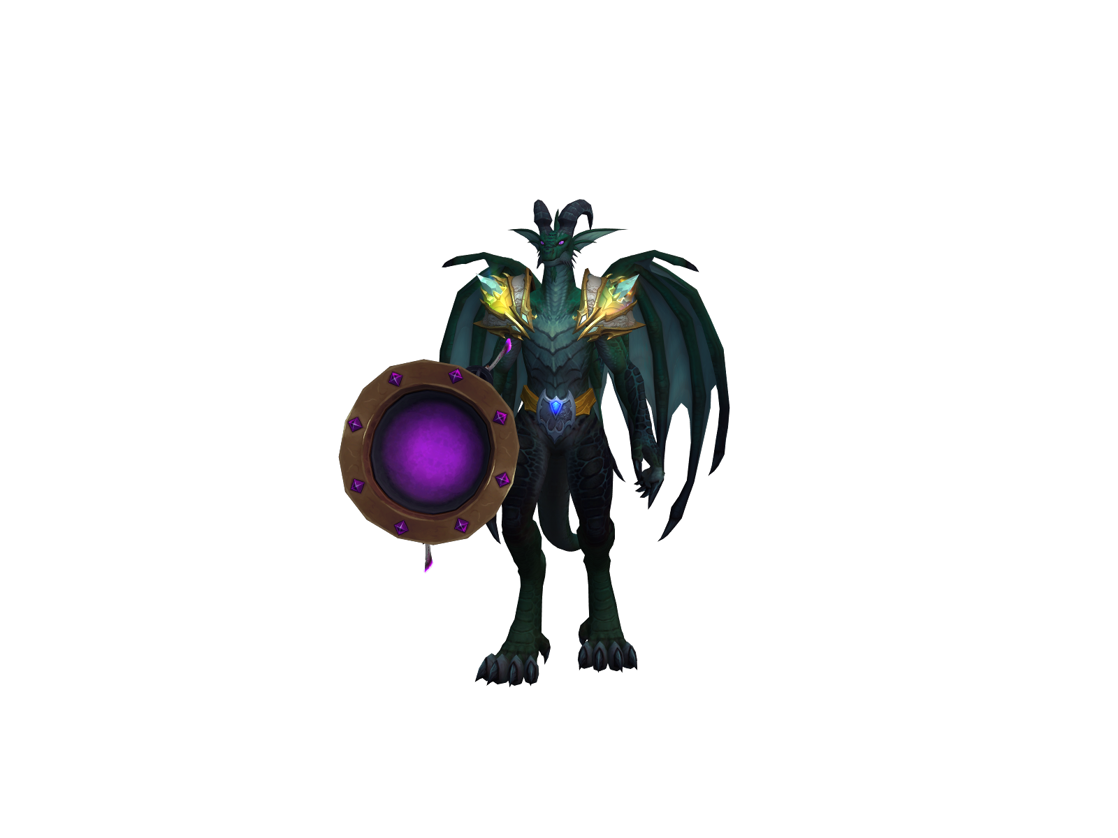 Raziael 3D character render