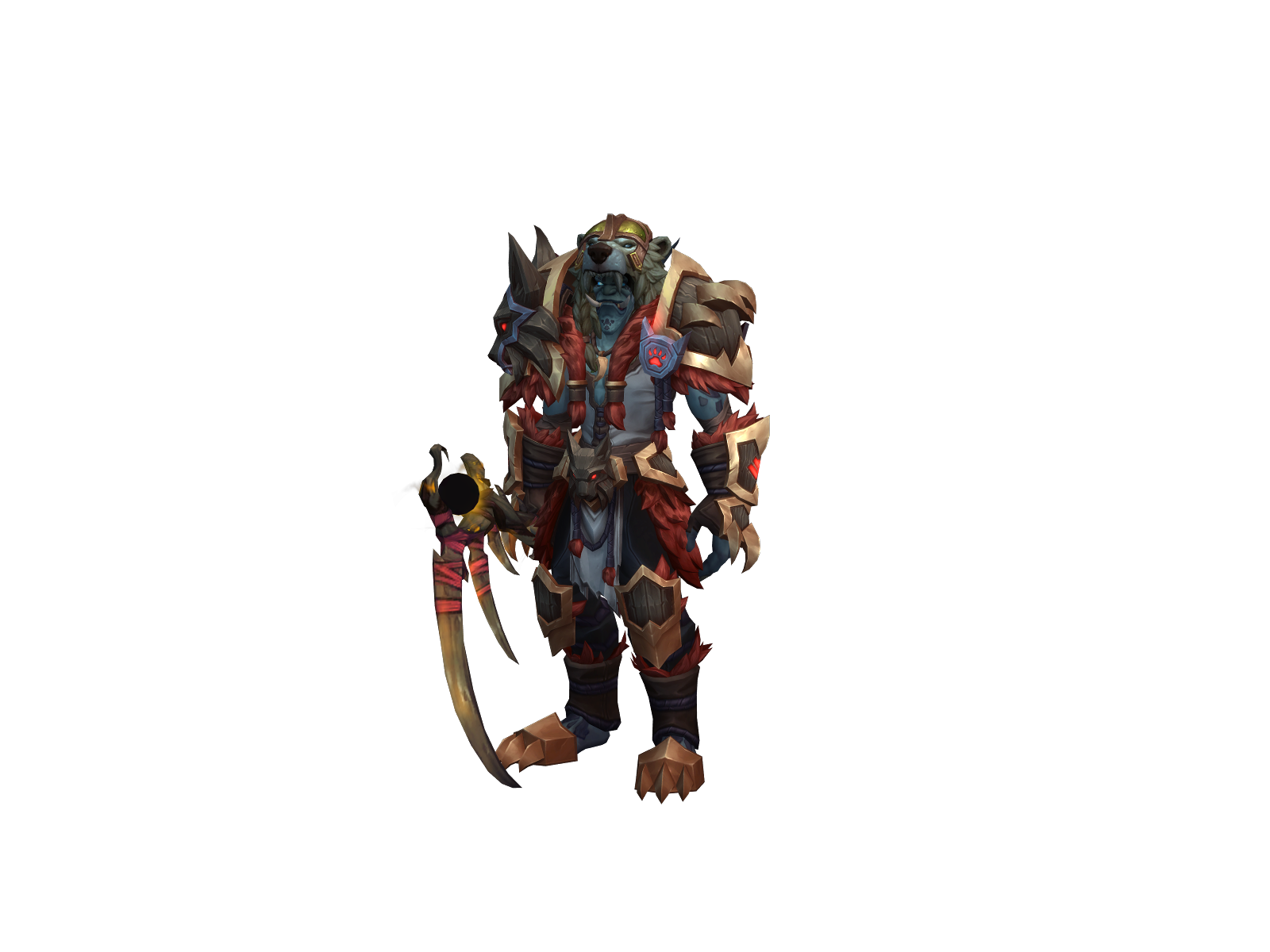 Fängorn 3D character render