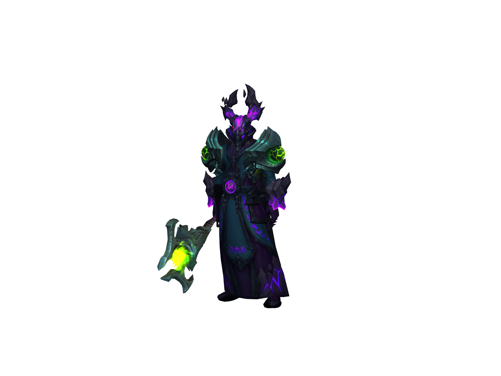 Decimathras 3D character render