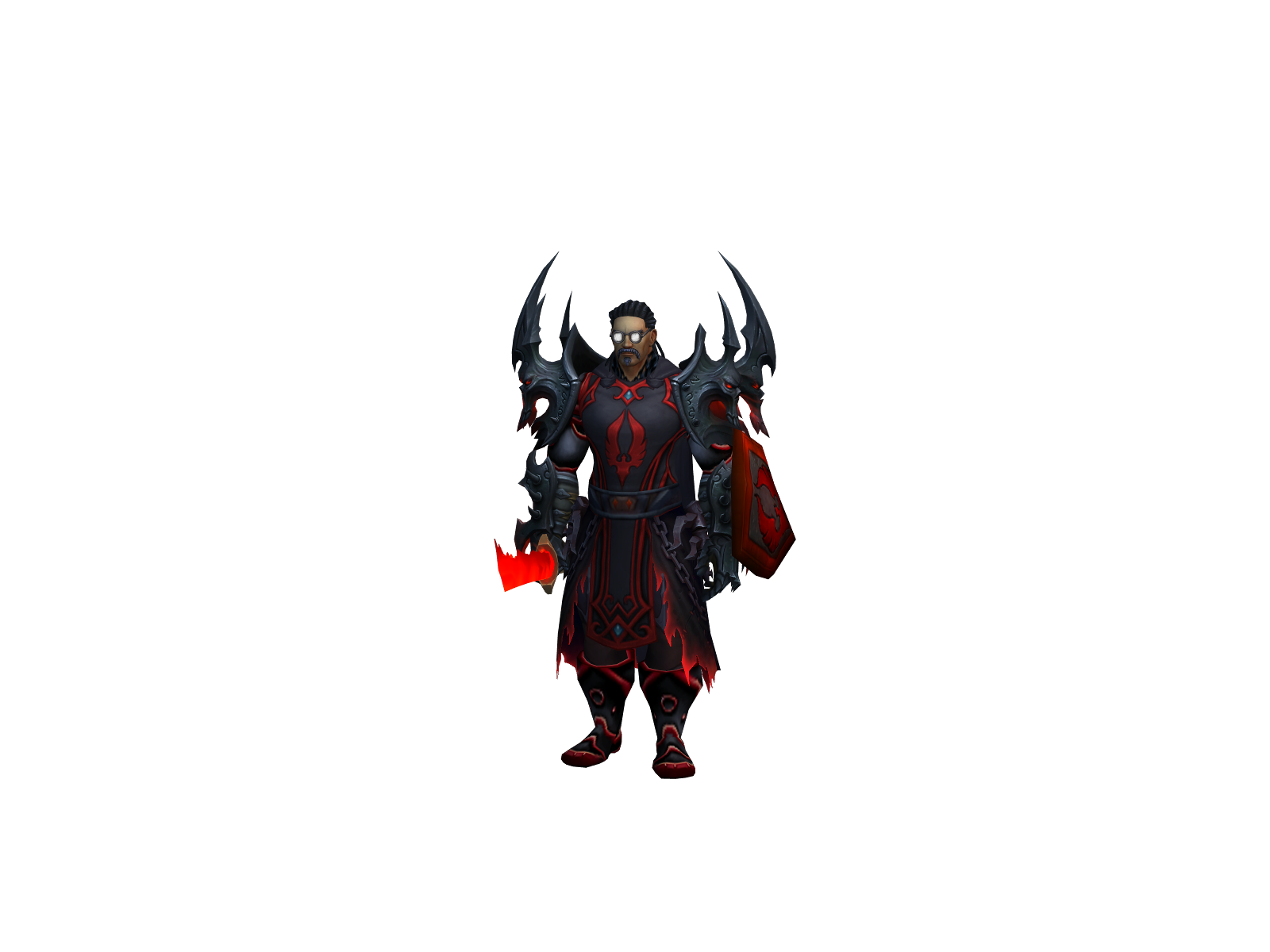 Delaluz 3D character render
