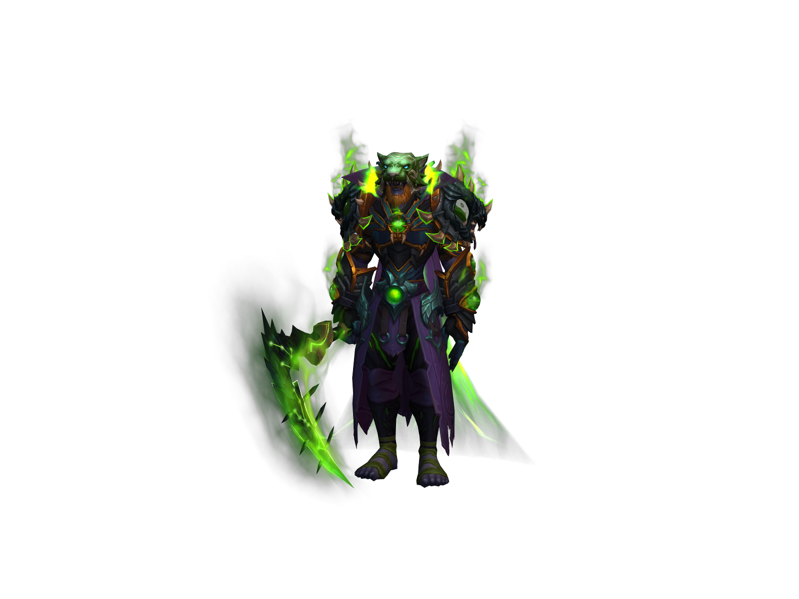 Fangandclaw 3D character render