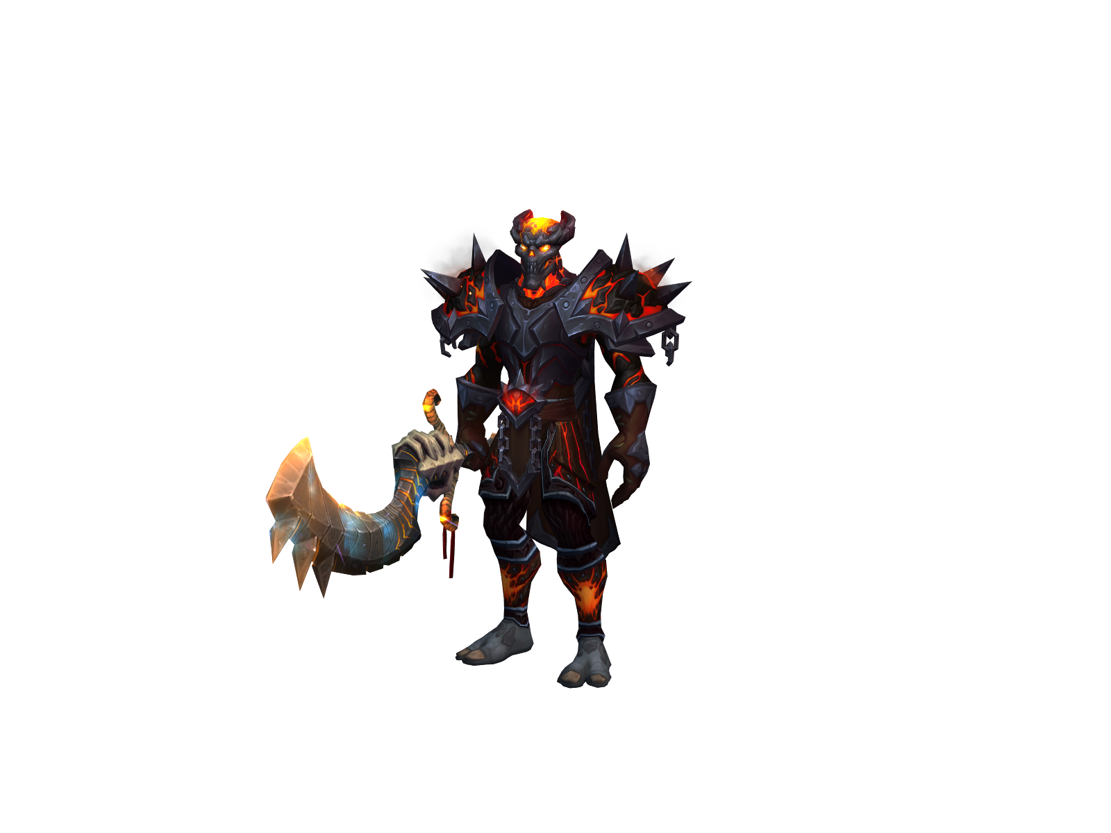 Skullraiden 3D character render