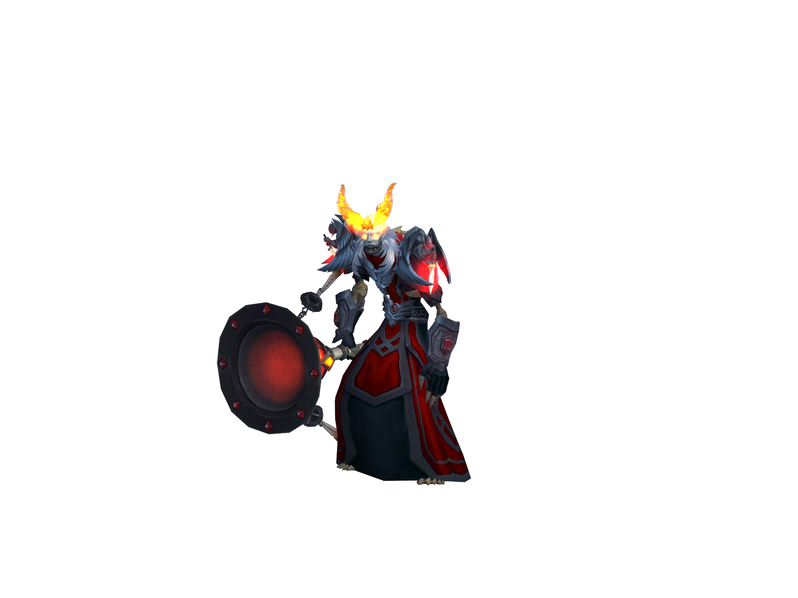 Ashprayer 3D character render