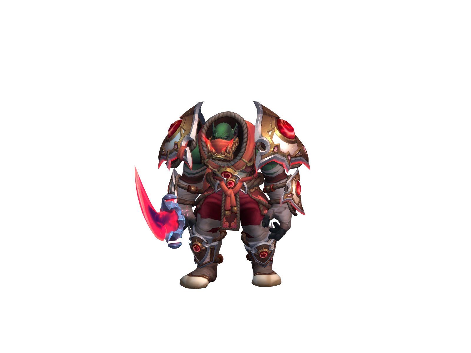 Mngosha 3D character render