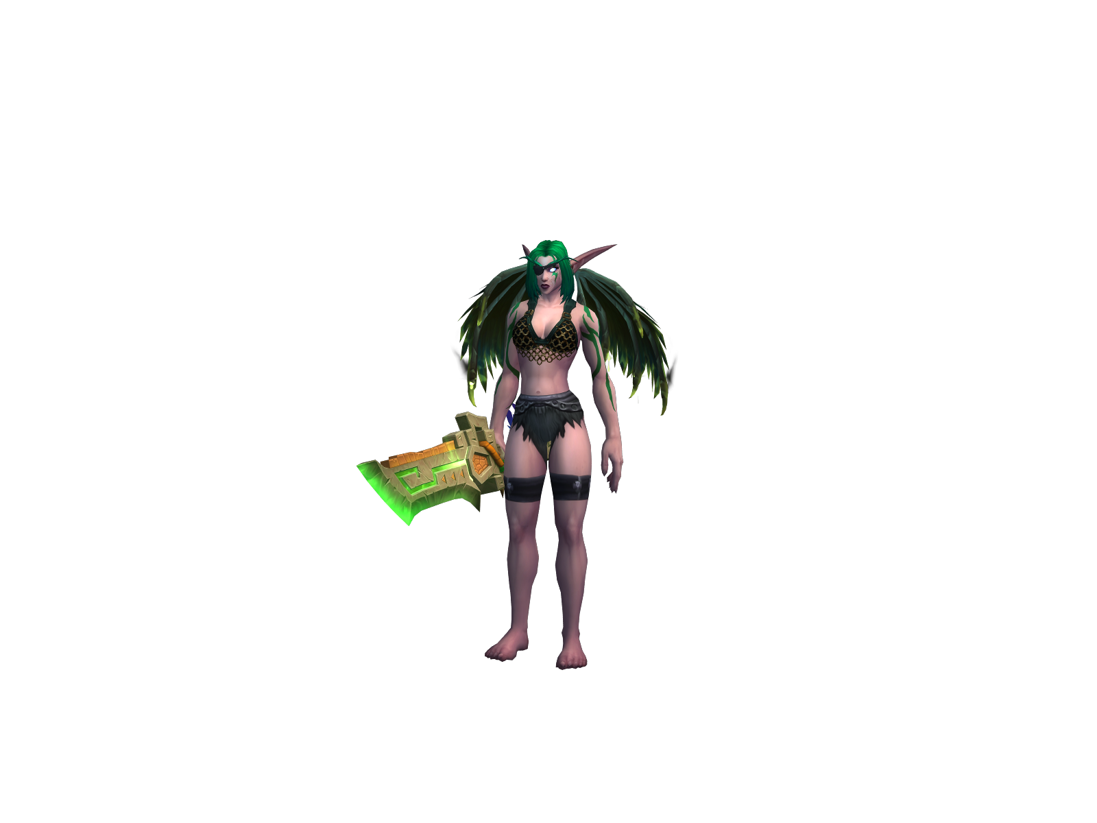 Wanjismash 3D character render