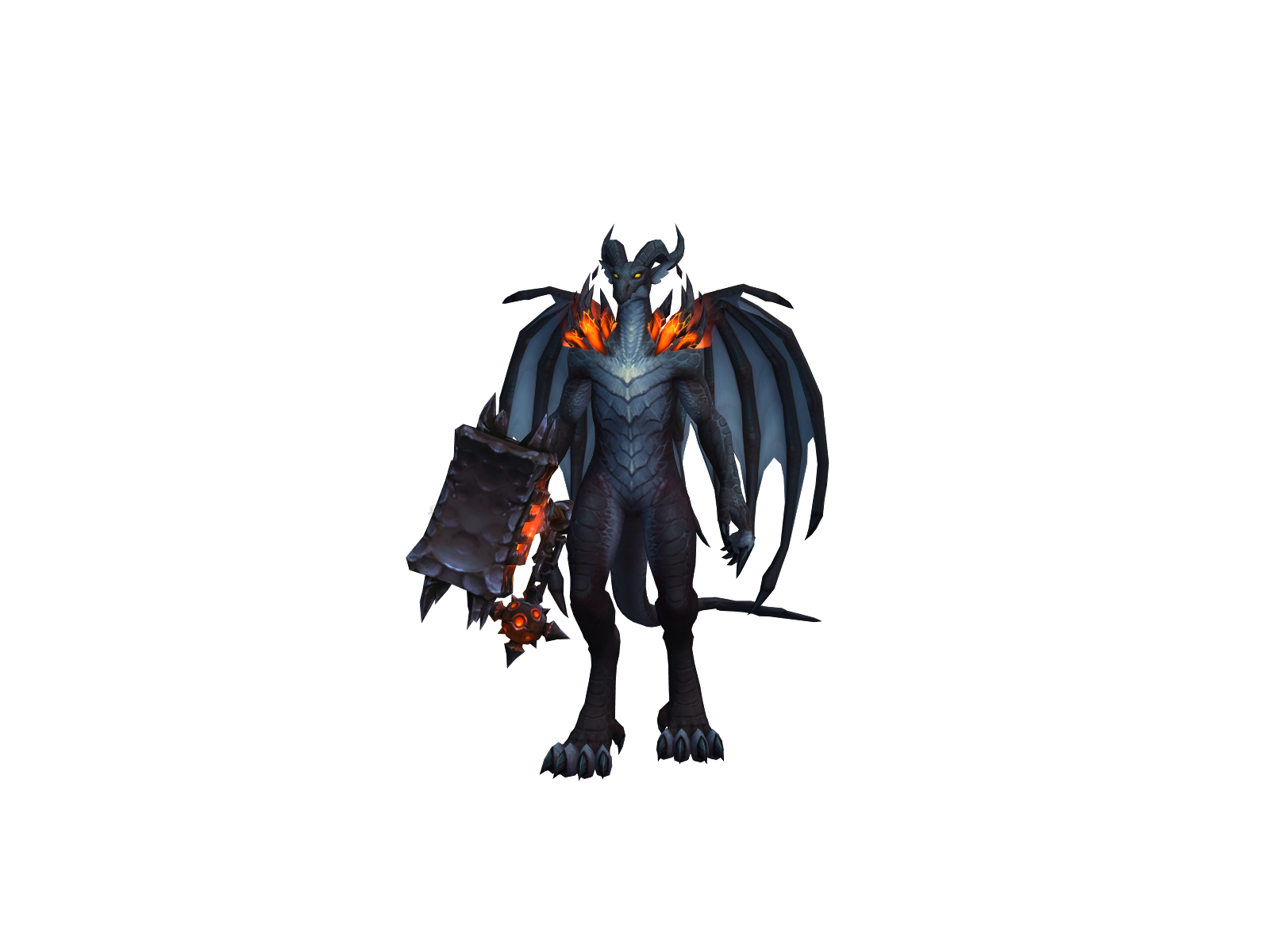 Rodan 3D character render