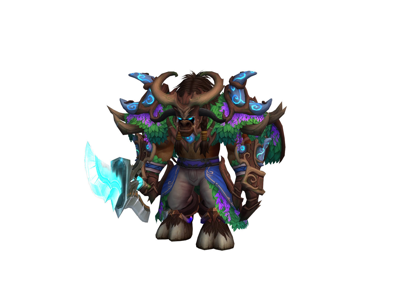 Mahanu 3D character render