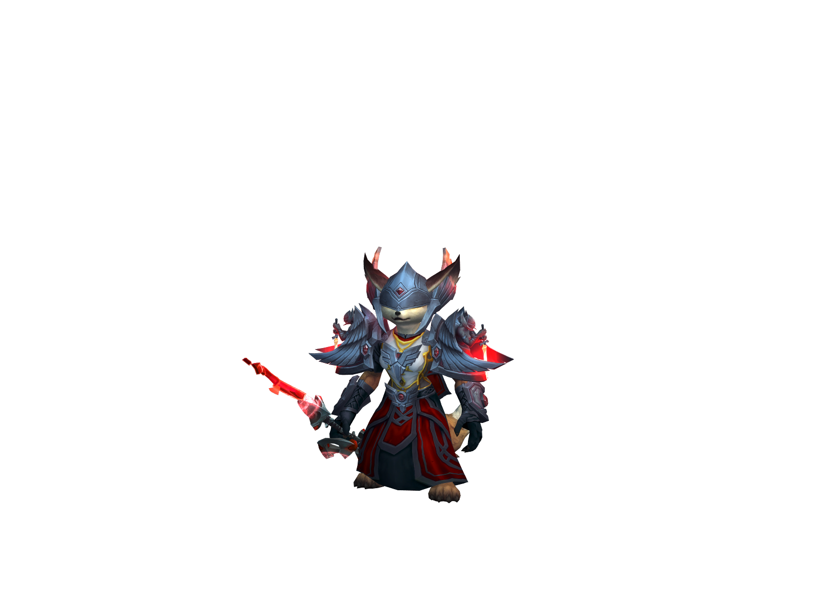 Shironu 3D character render