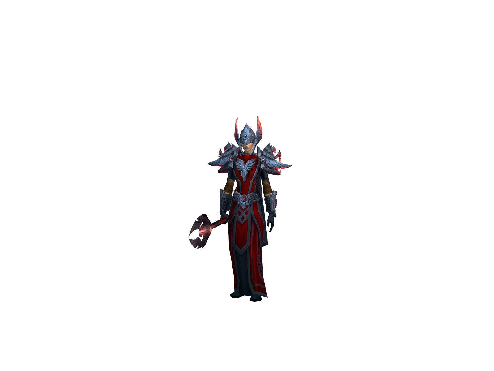 Silverleaf 3D character render