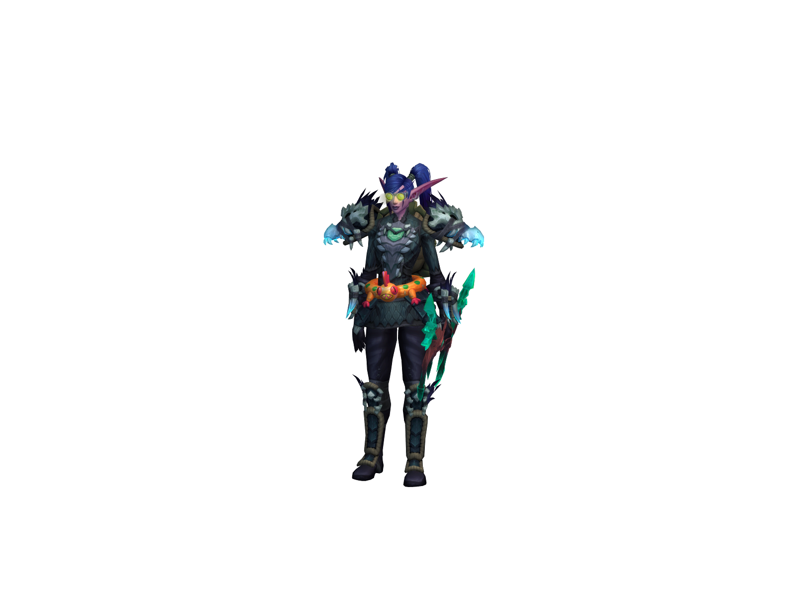 Bacabii 3D character render