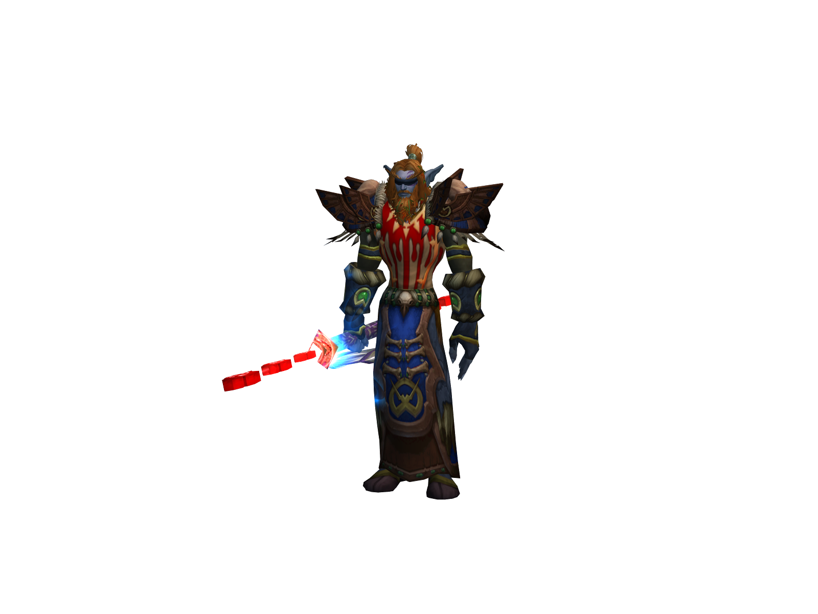 Vödörszar 3D character render