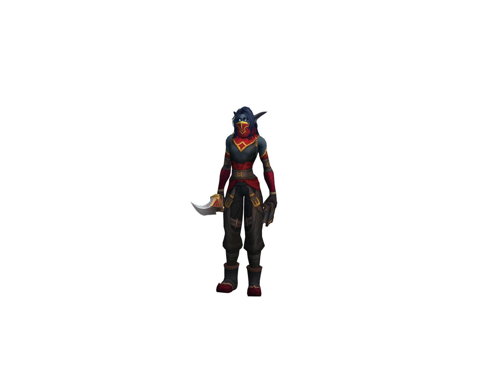 Valariel 3D character render