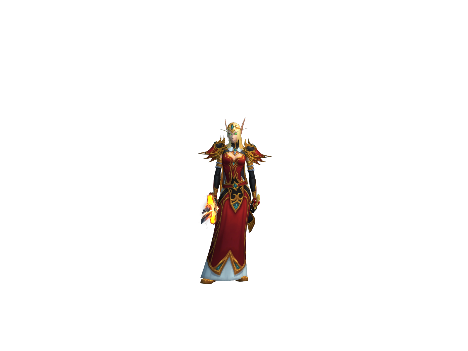 Anariel 3D character render
