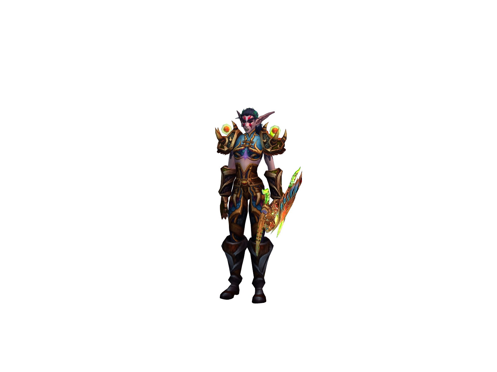 Skyri 3D character render