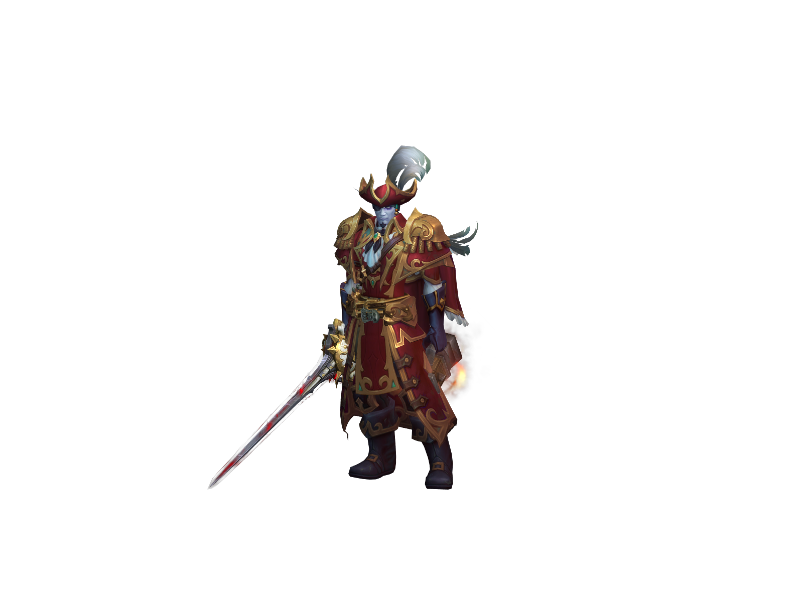 Hookkapitány 3D character render