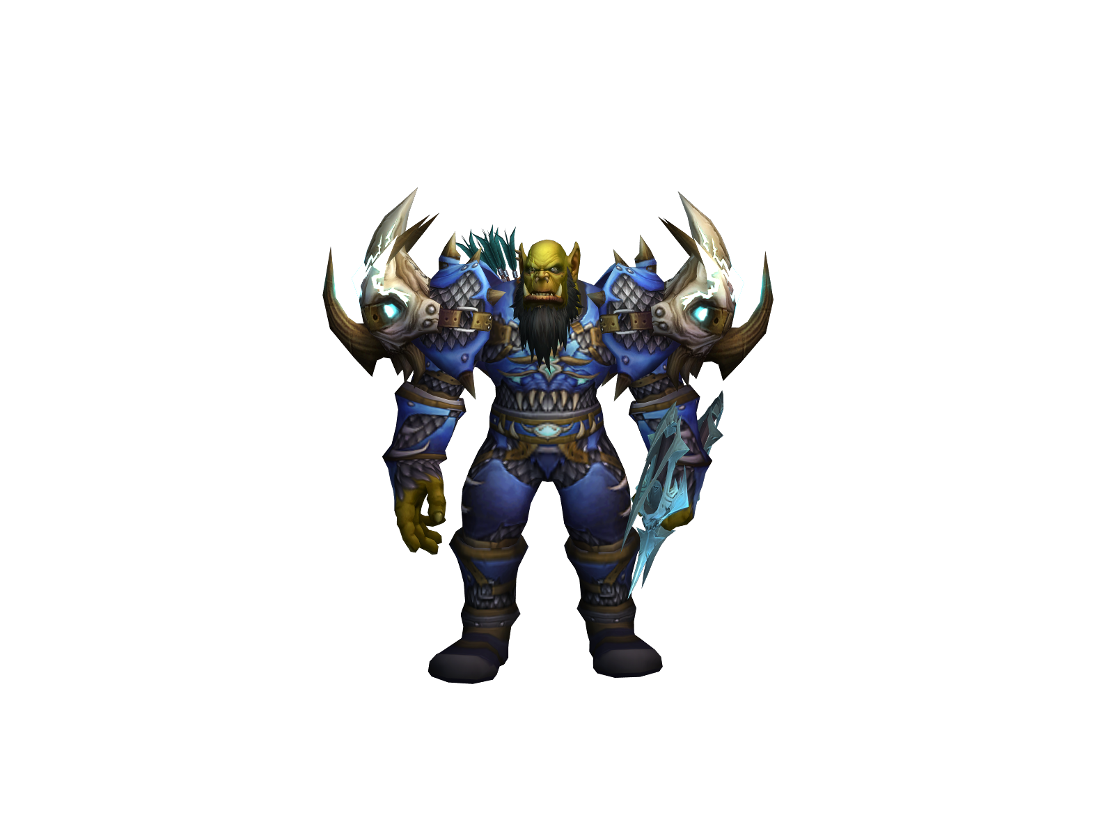 Thyroideus 3D character render