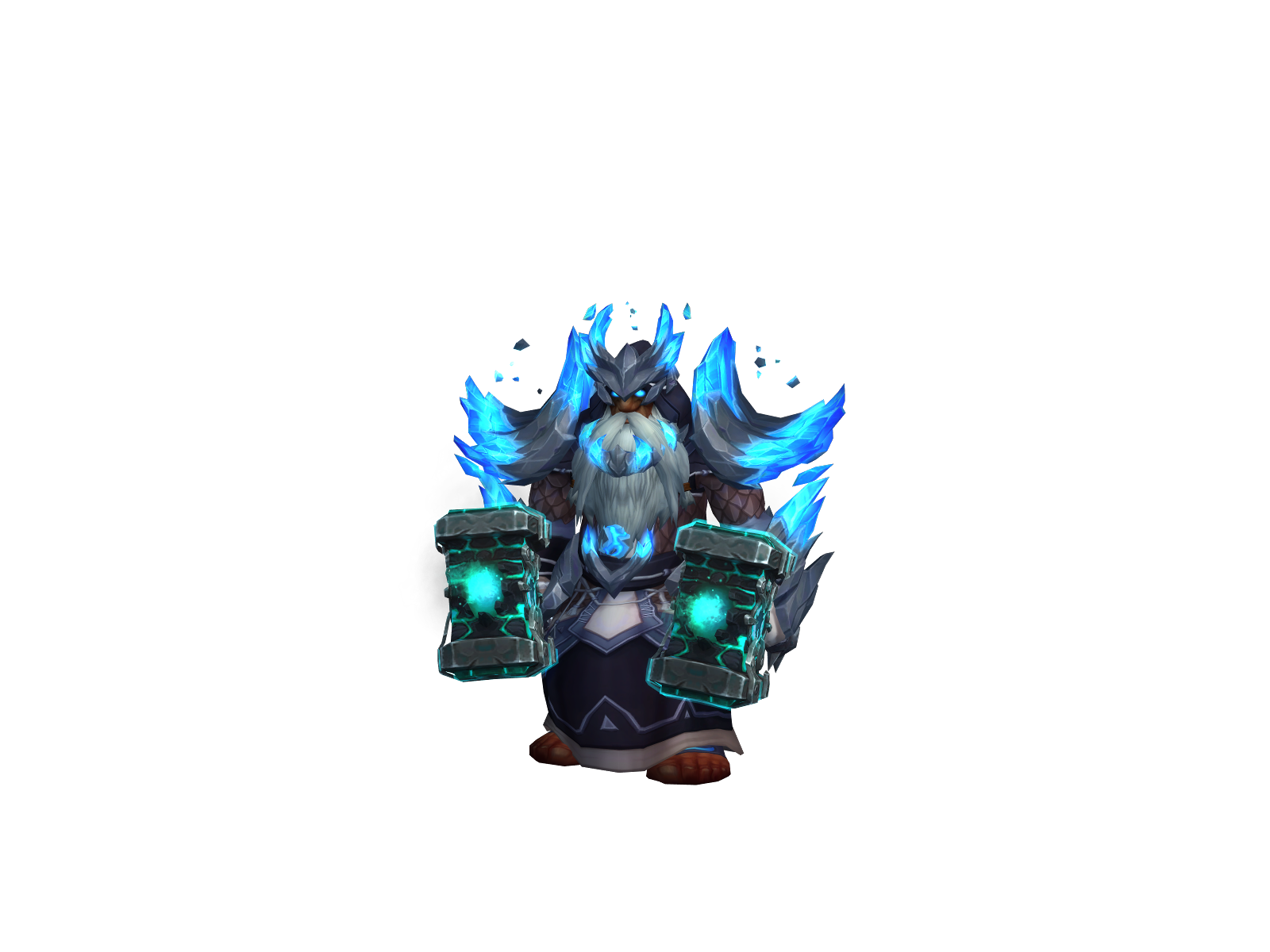 Shamaný 3D character render