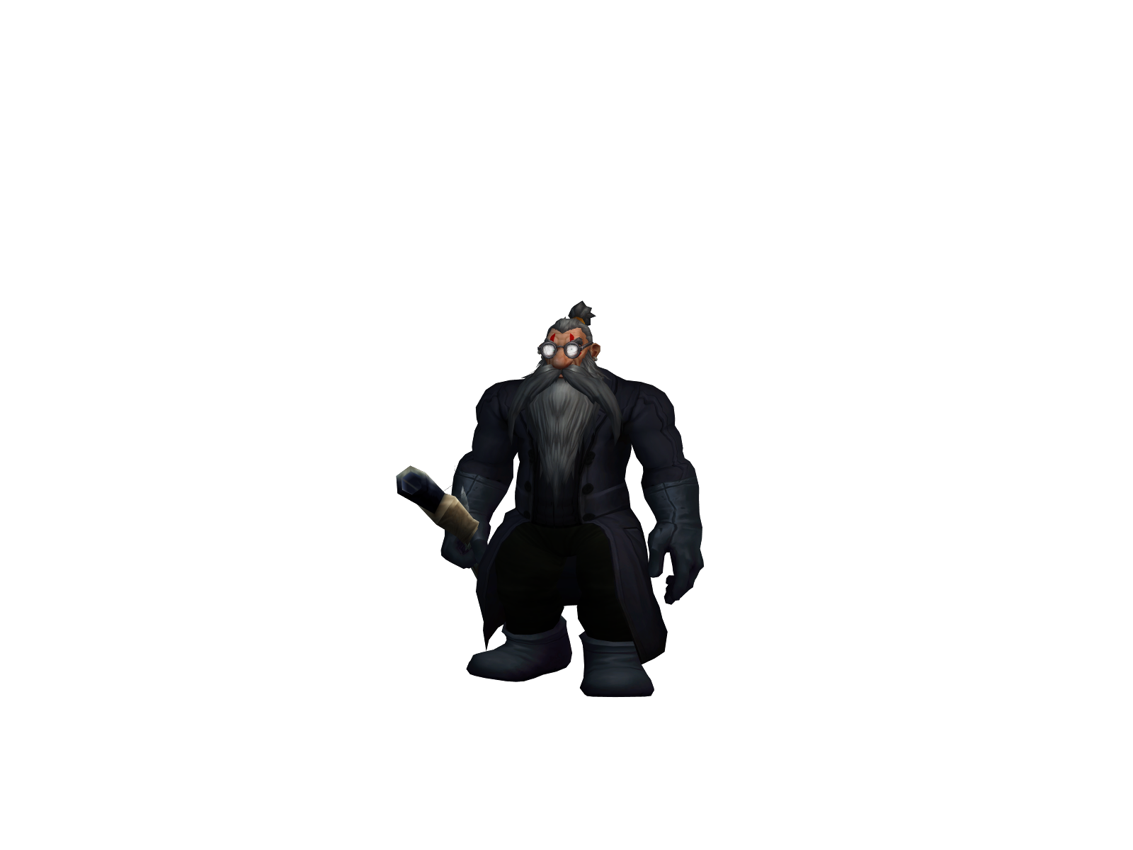 Layless 3D character render