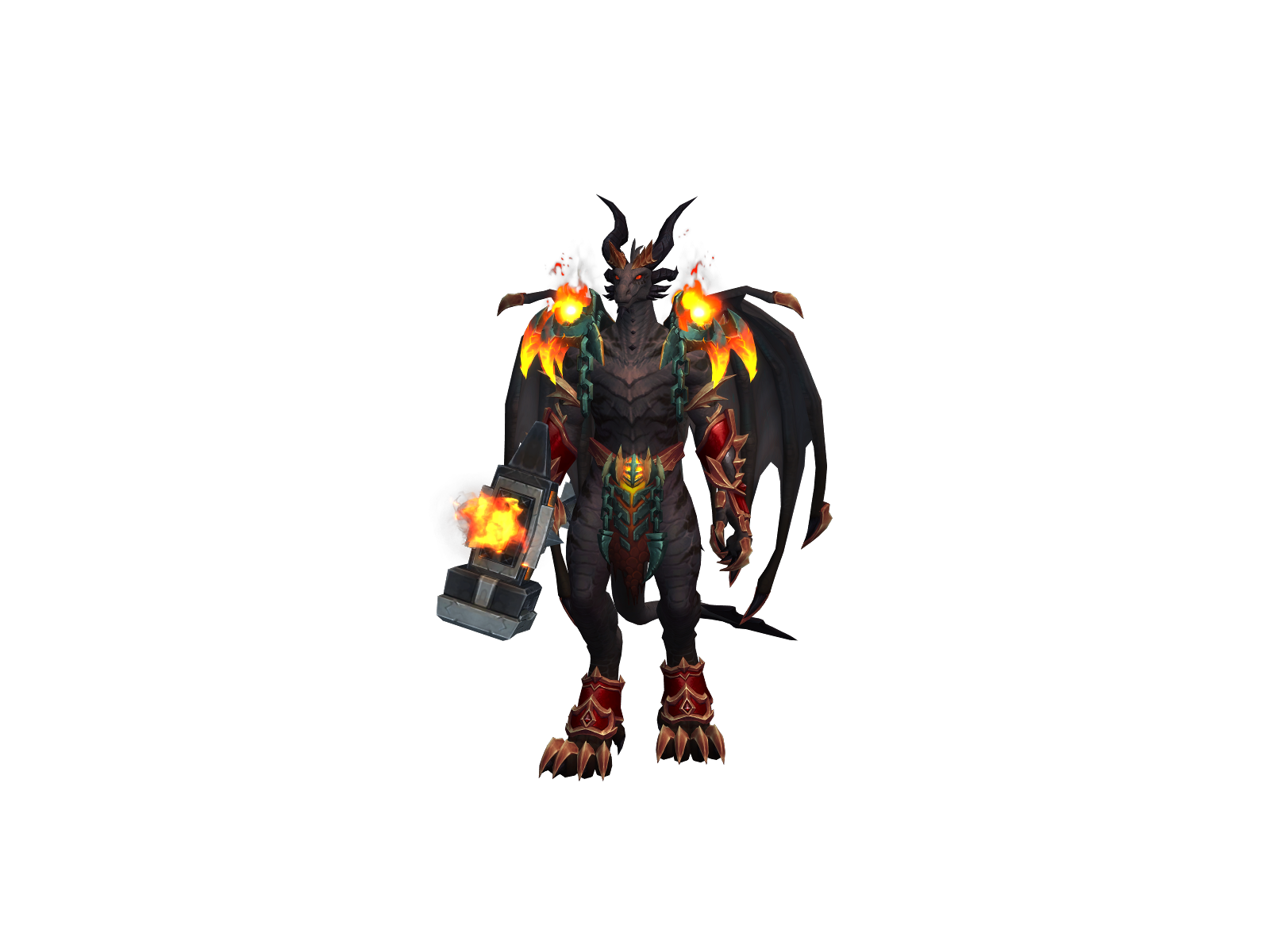 Benzoxx 3D character render