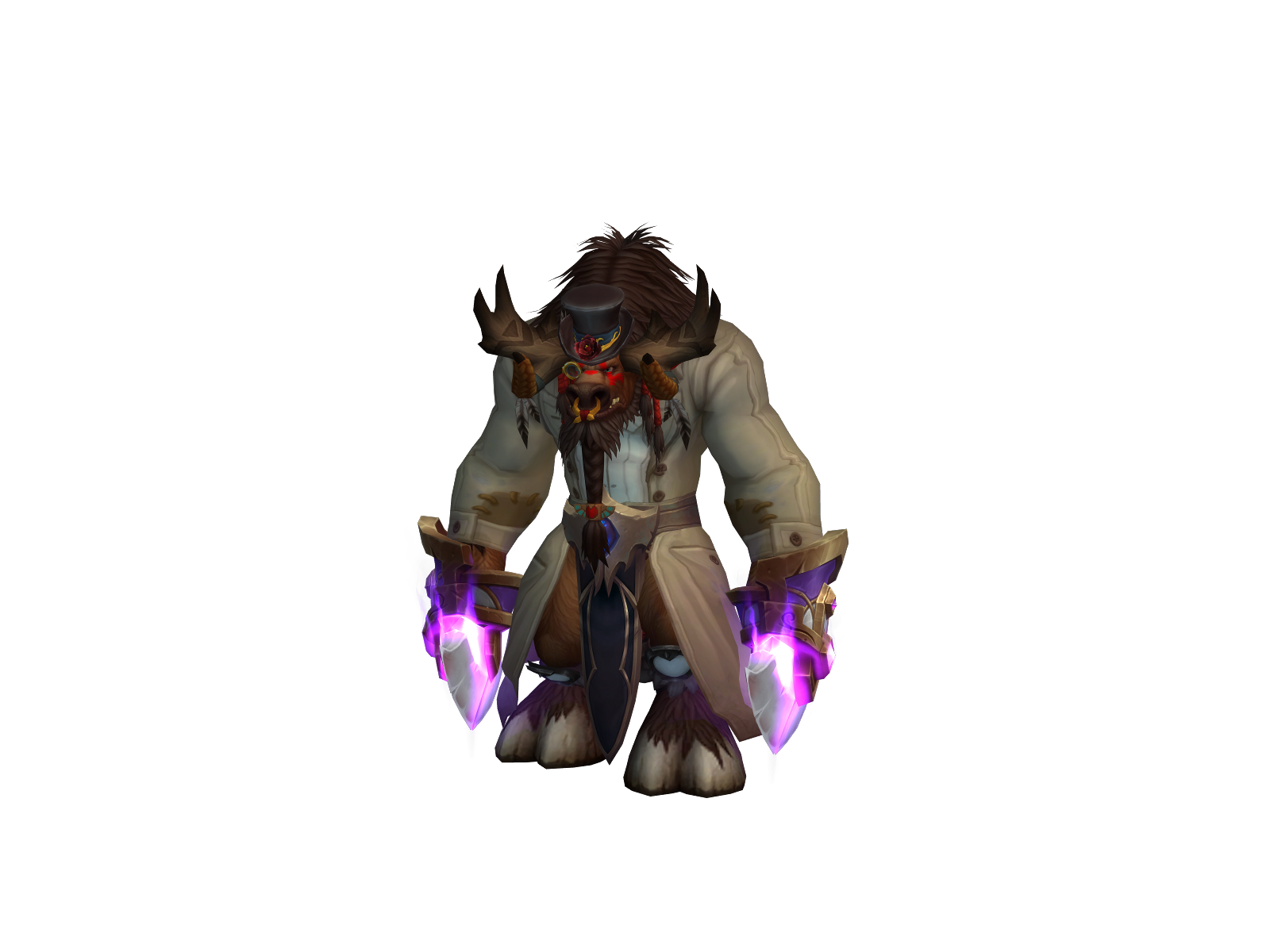 Mistacow 3D character render