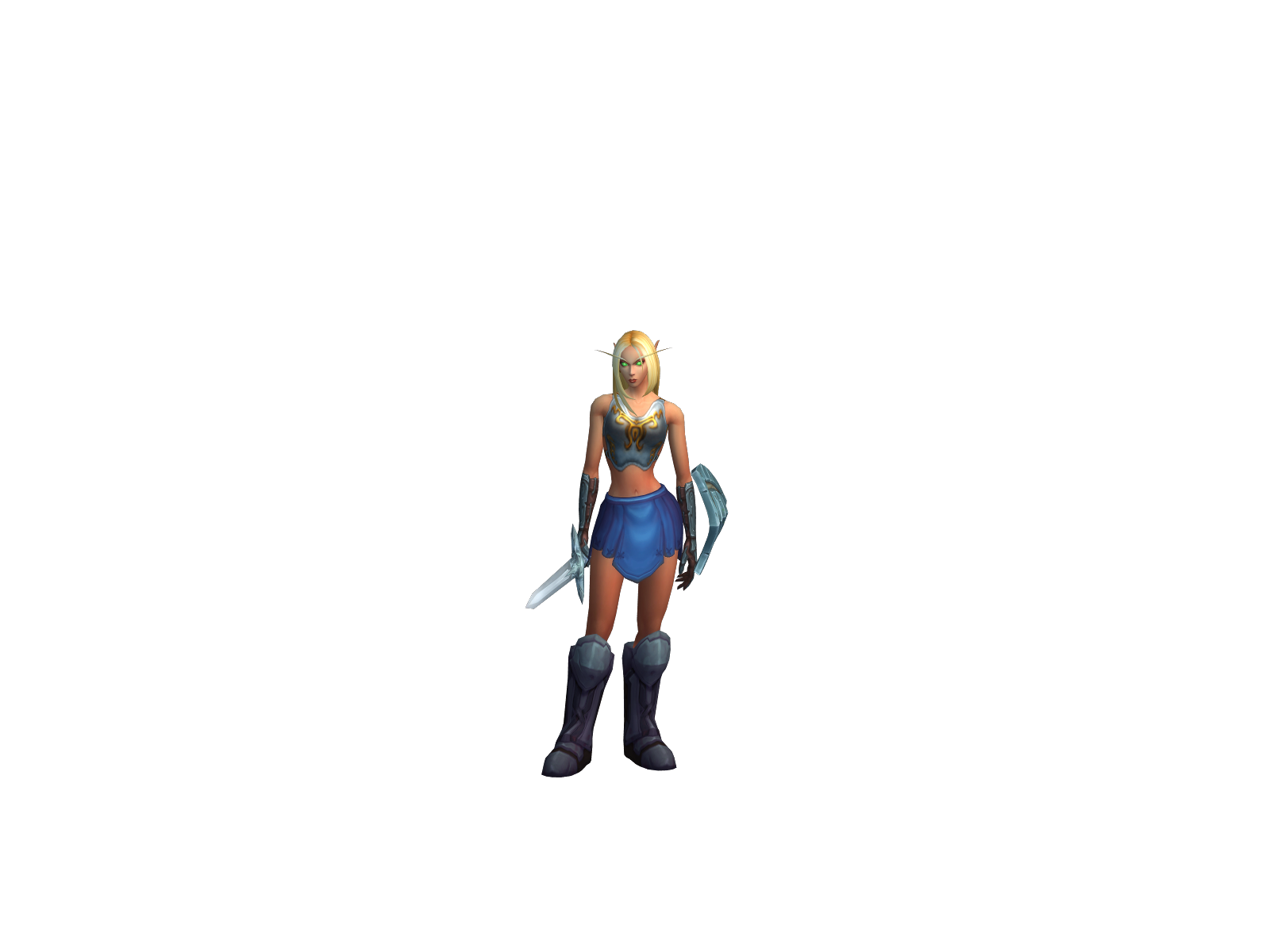 Akhesa 3D character render